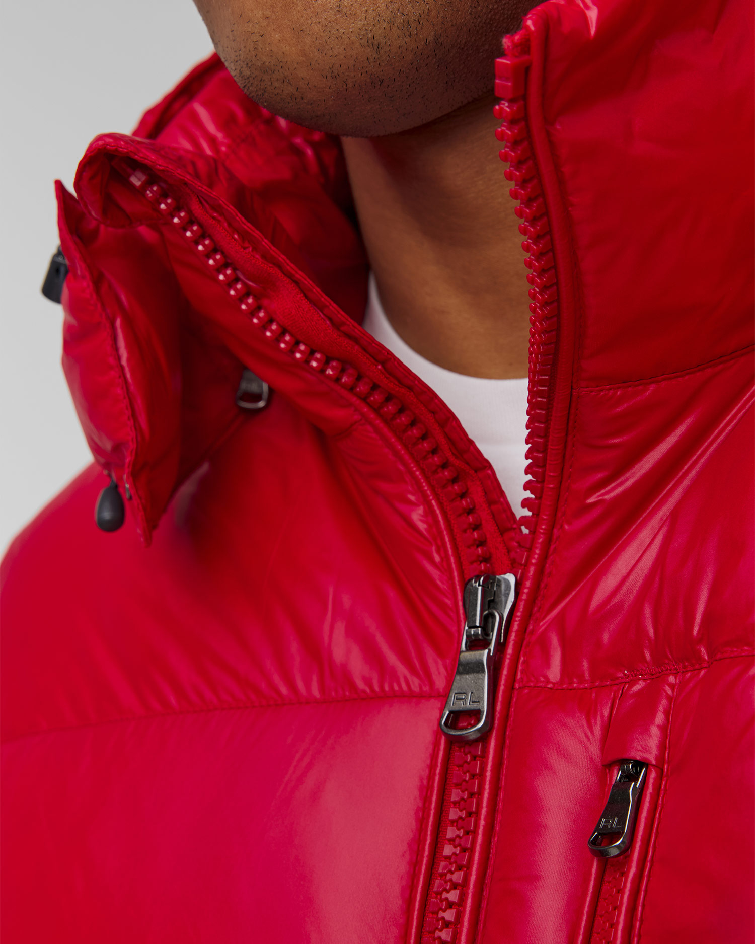 Doudoune rouge pour hommes Ralph Lauren