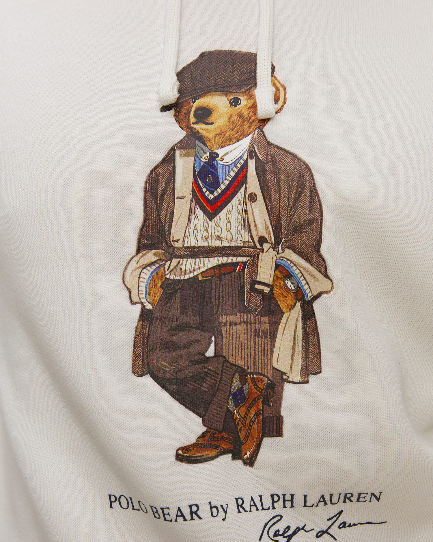 Bílá pánská mikina s kapucou Polo Ralph Lauren