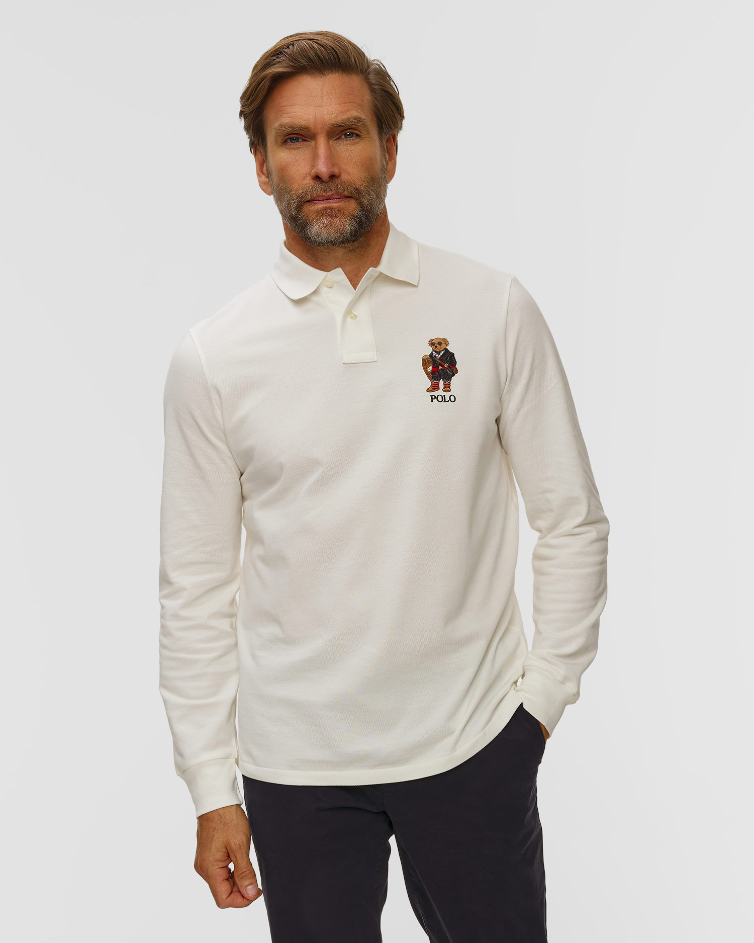 Polo a maniche lunghe da uomo Polo Ralph Lauren