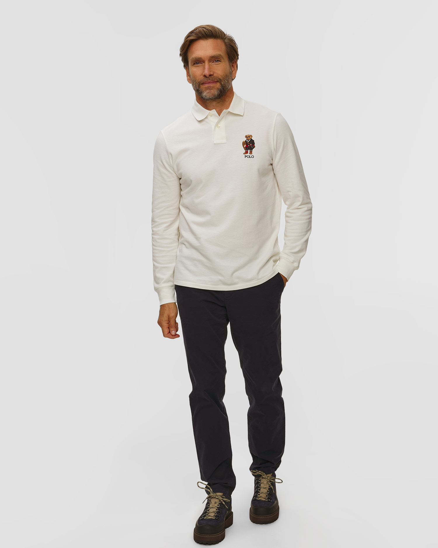 Polo a maniche lunghe da uomo Polo Ralph Lauren