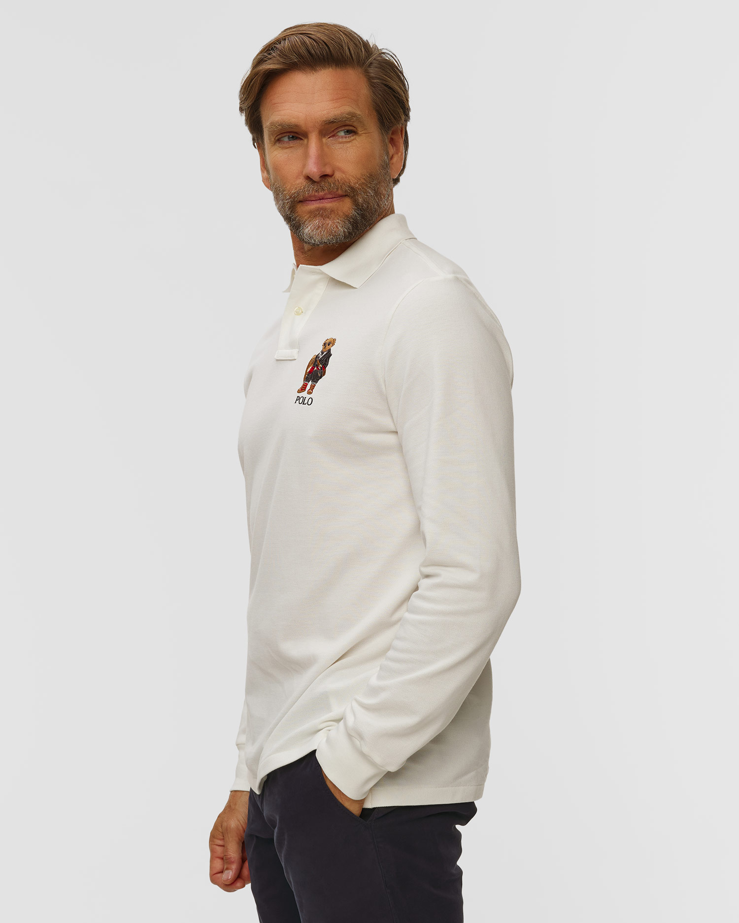 Polo a maniche lunghe da uomo Polo Ralph Lauren