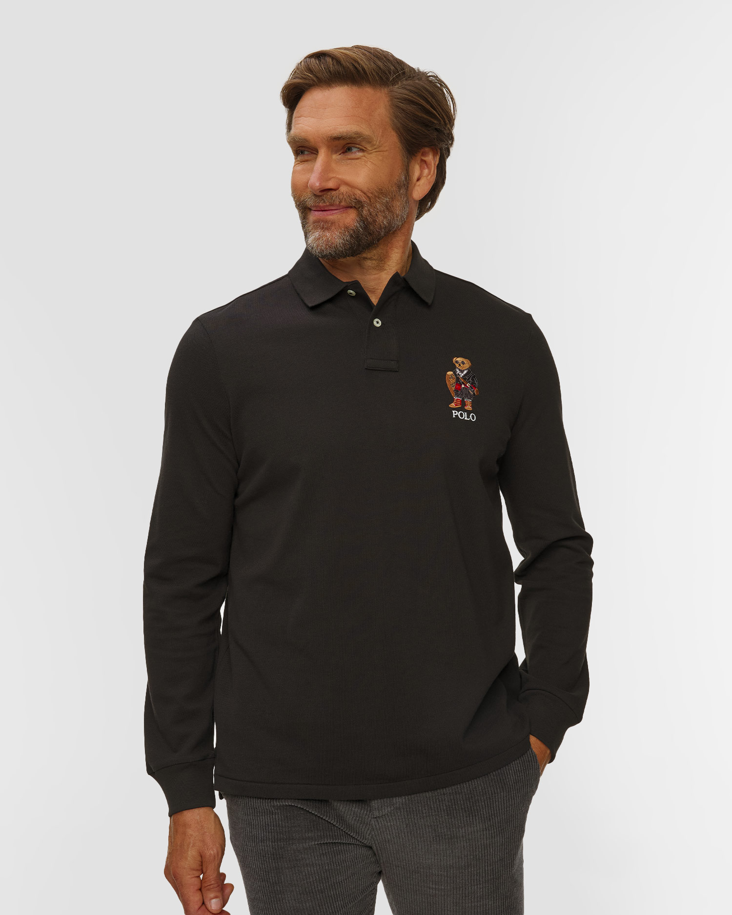 Polo a maniche lunghe da uomo Polo Ralph Lauren