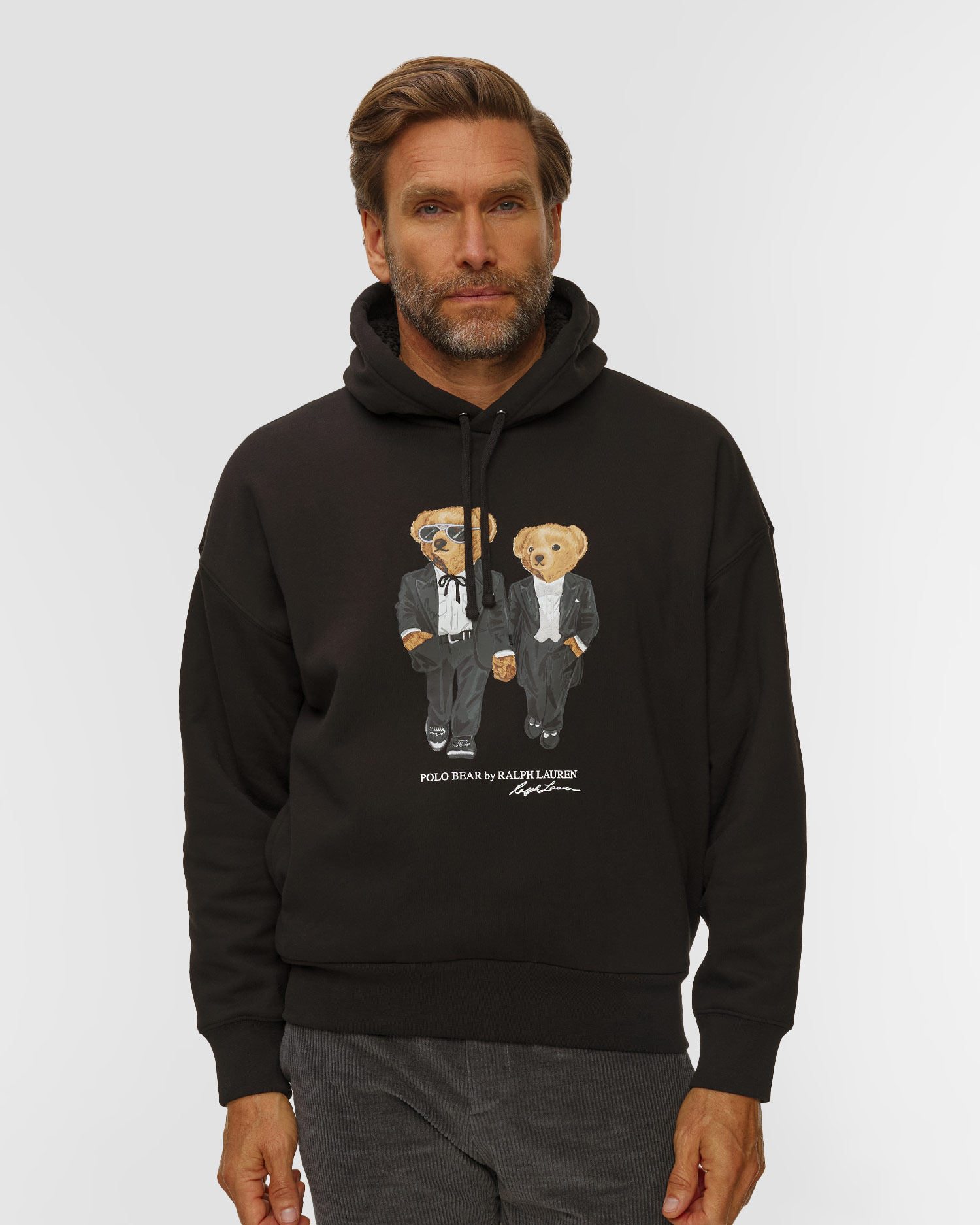 Felpa nera da uomo Polo Ralph Lauren