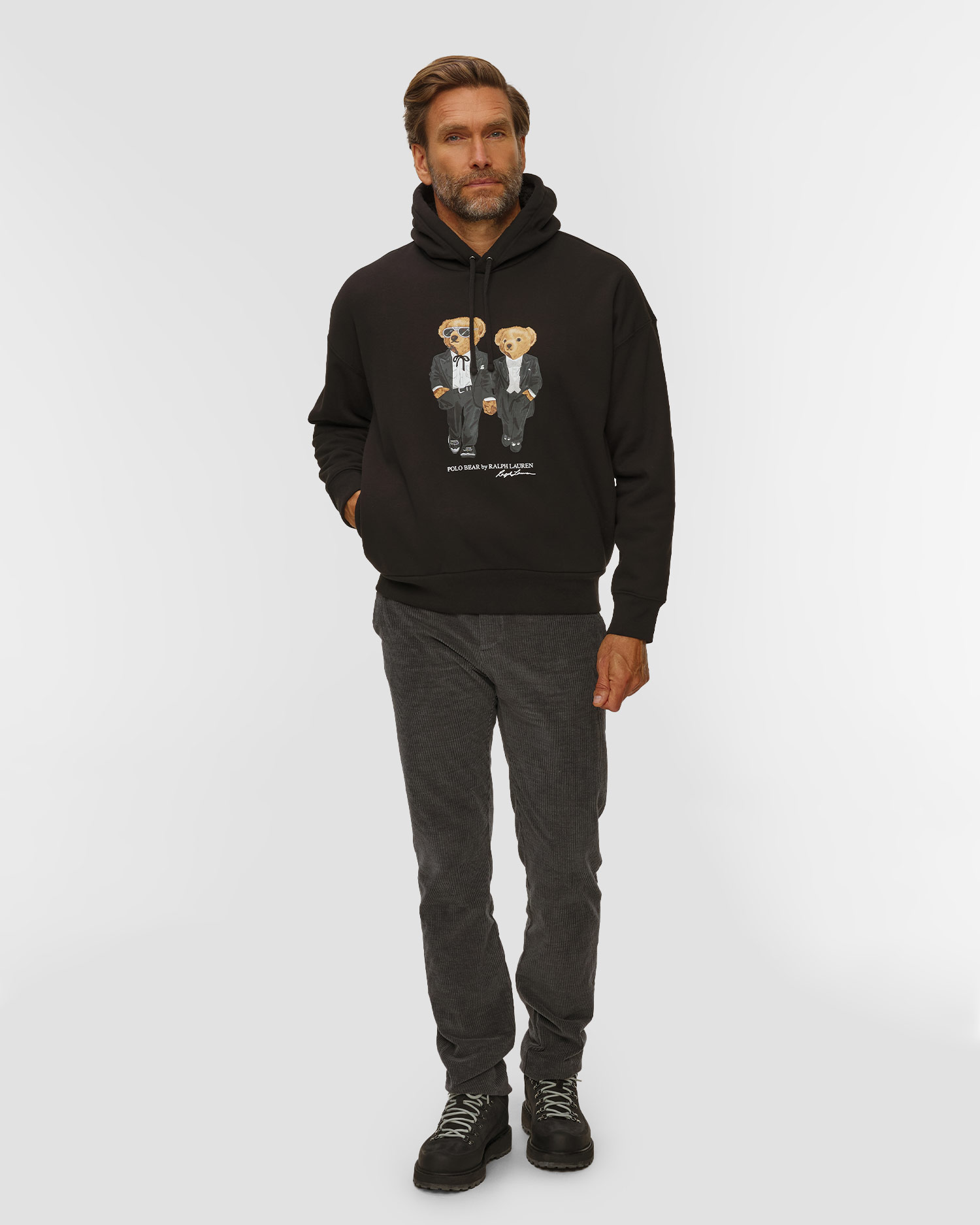 Felpa nera da uomo Polo Ralph Lauren