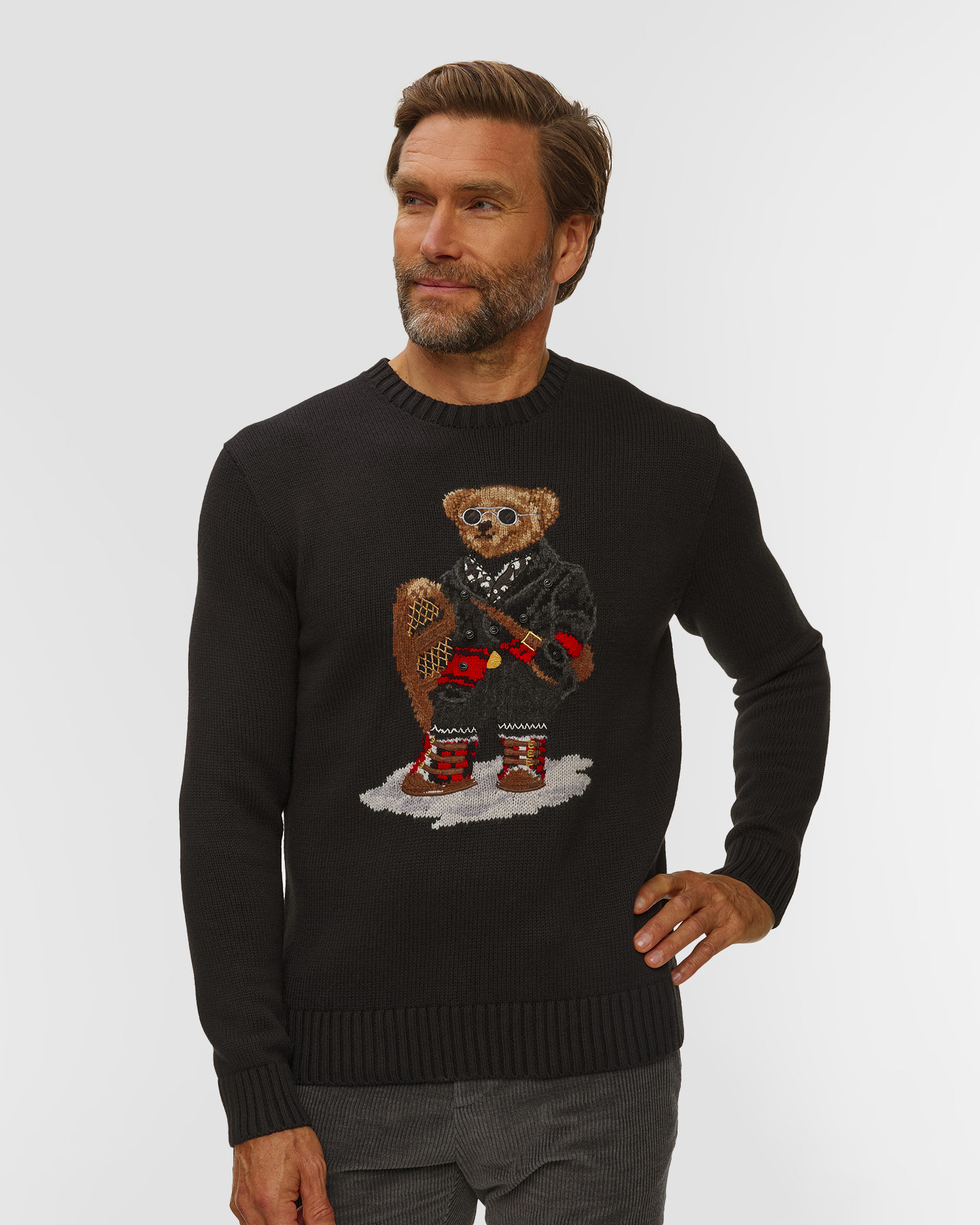 Maglione nero da uomo Polo Ralph Lauren