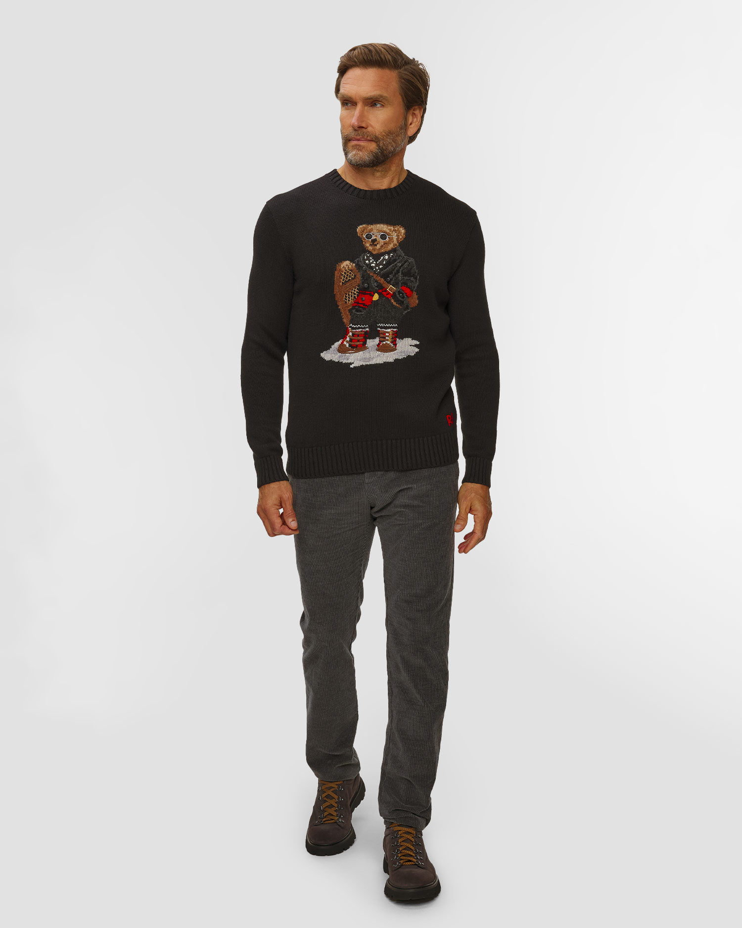 Maglione nero da uomo Polo Ralph Lauren