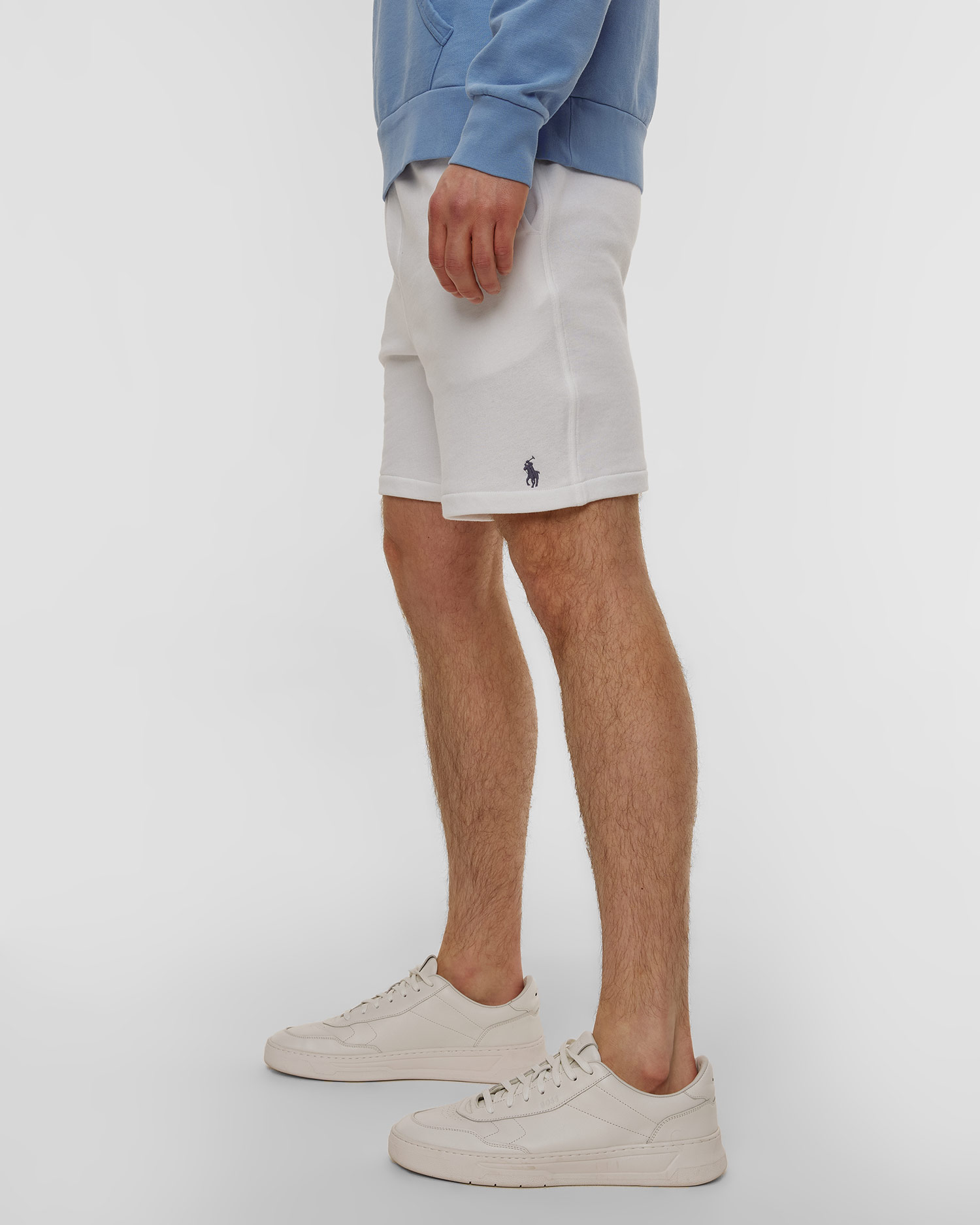 Bílé pánské teplákové šortky Polo Ralph Lauren