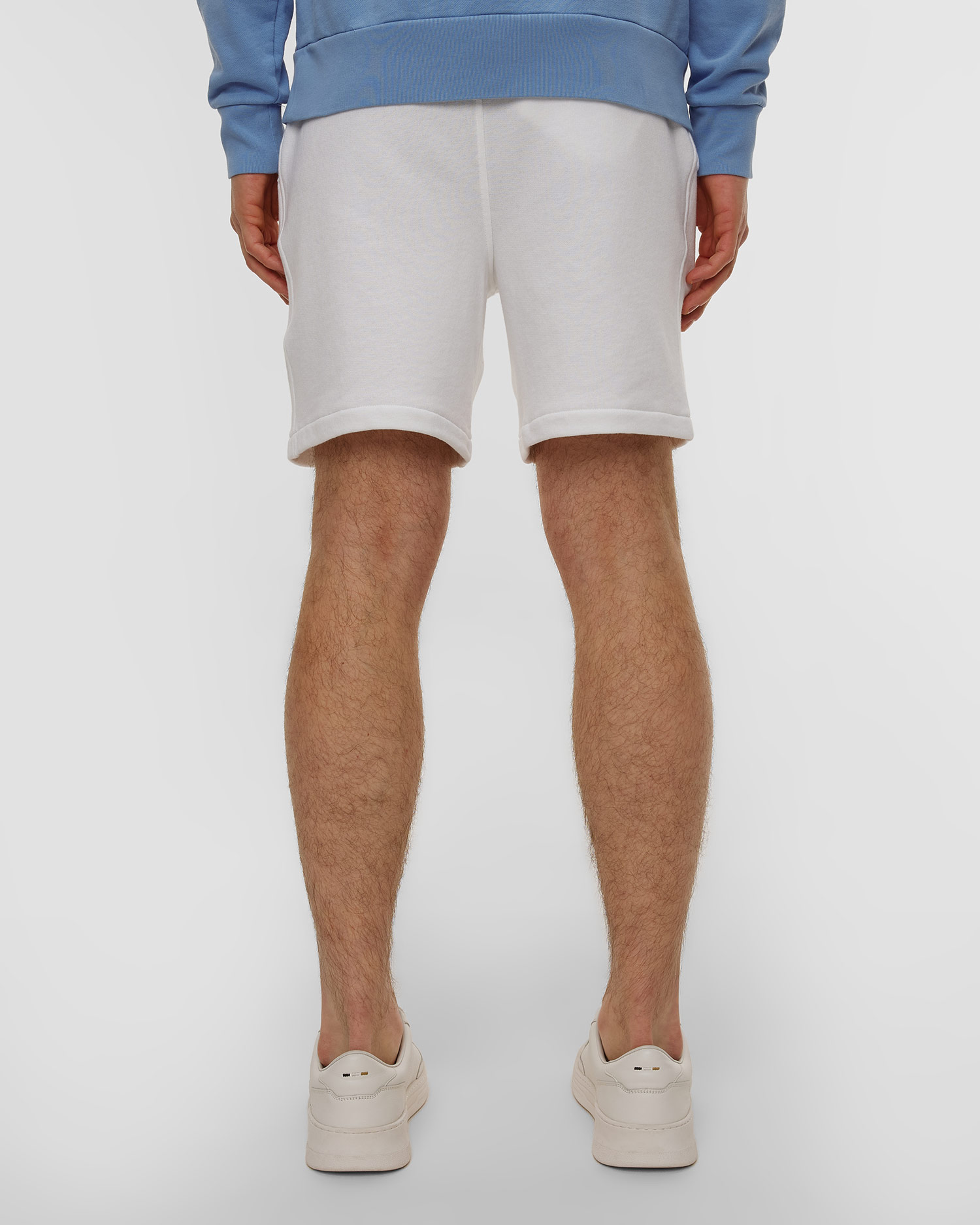 Bílé pánské teplákové šortky Polo Ralph Lauren