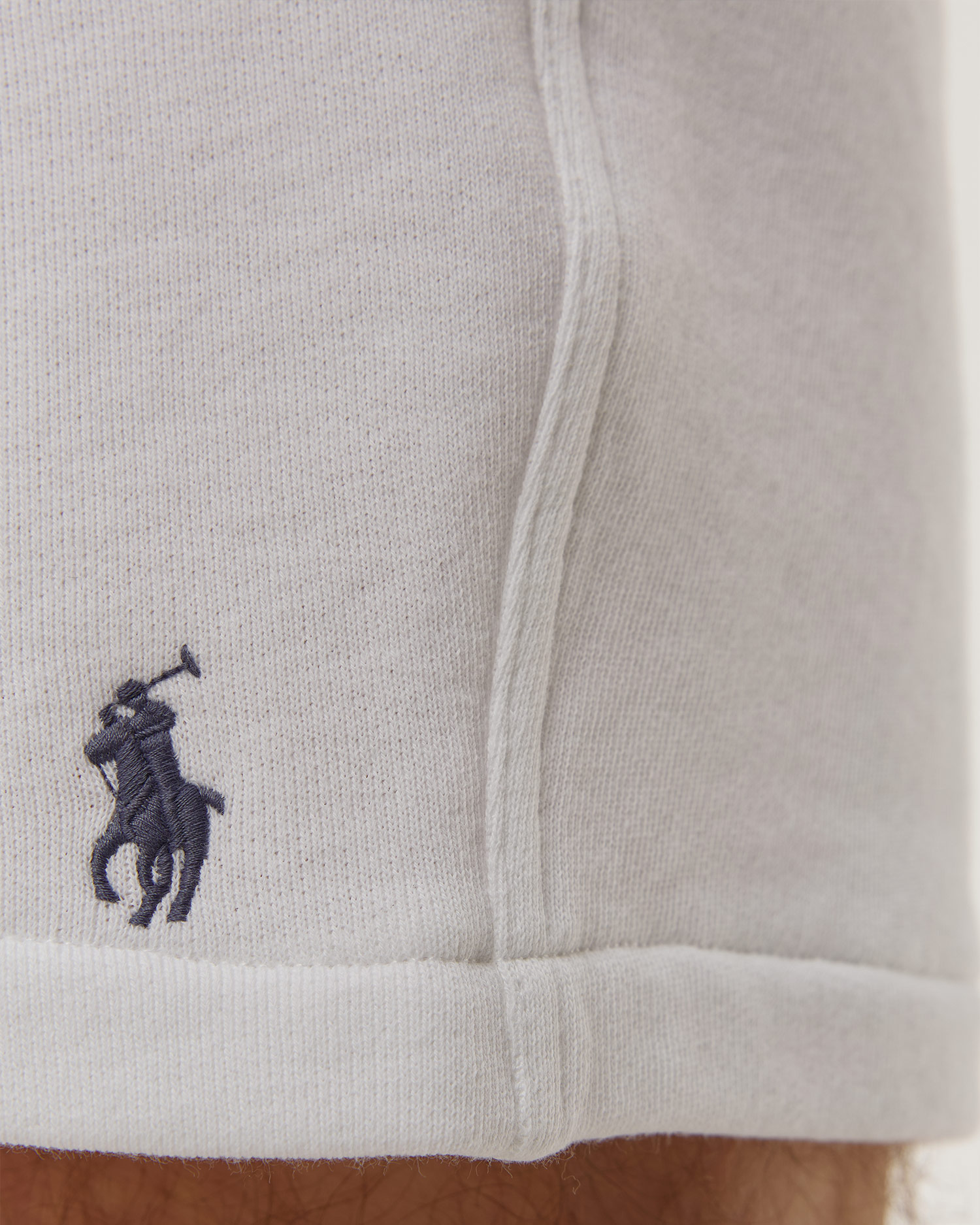 Bílé pánské teplákové šortky Polo Ralph Lauren