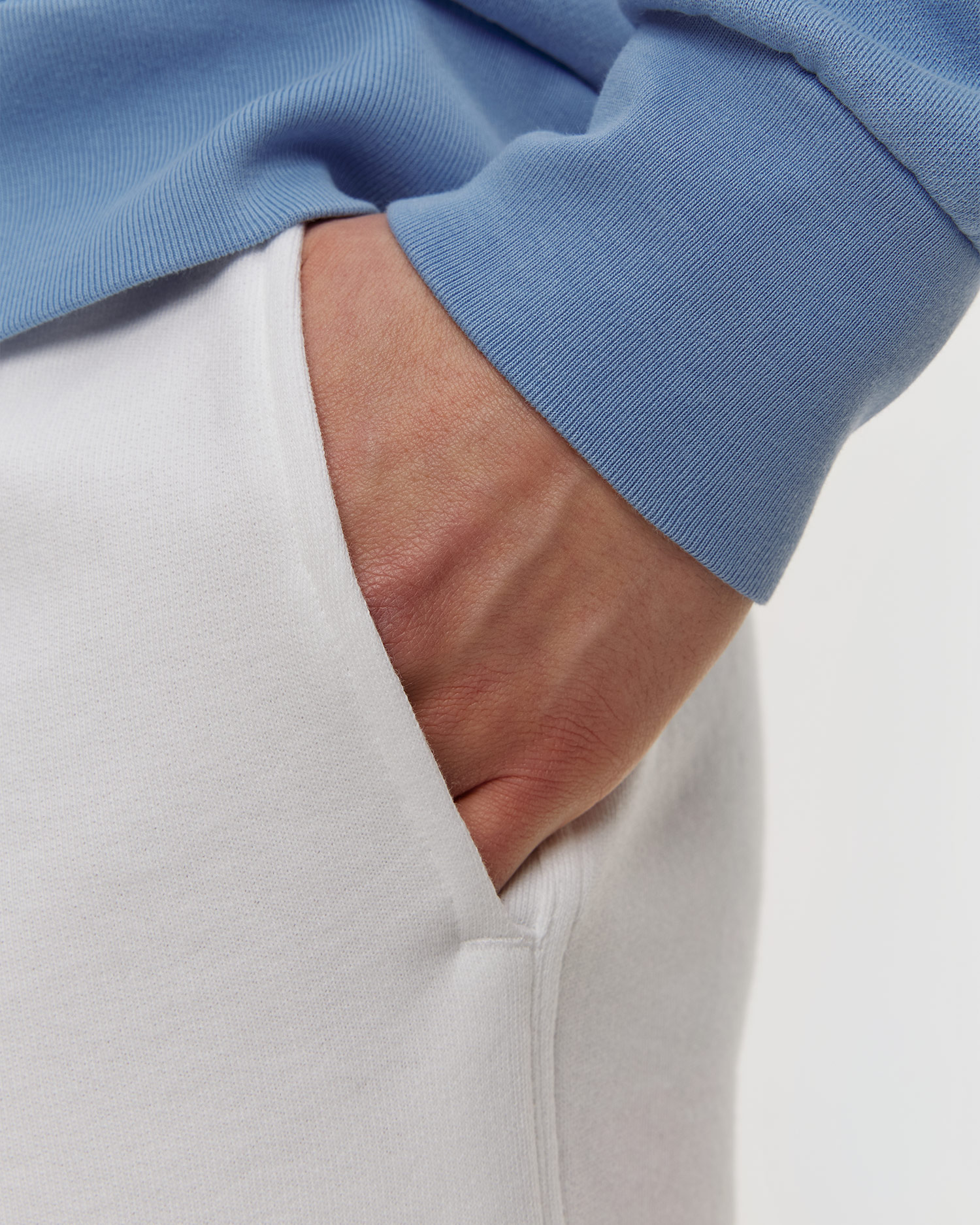 Bílé pánské teplákové šortky Polo Ralph Lauren