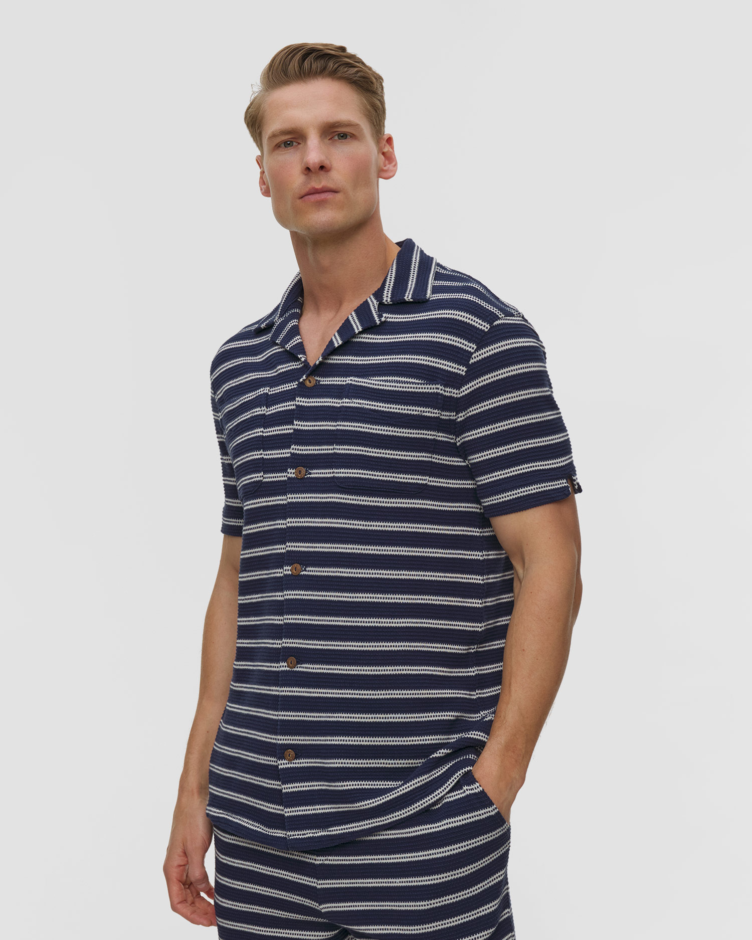 Pánská pruhovaná košile z úpletu Polo Ralph Lauren
