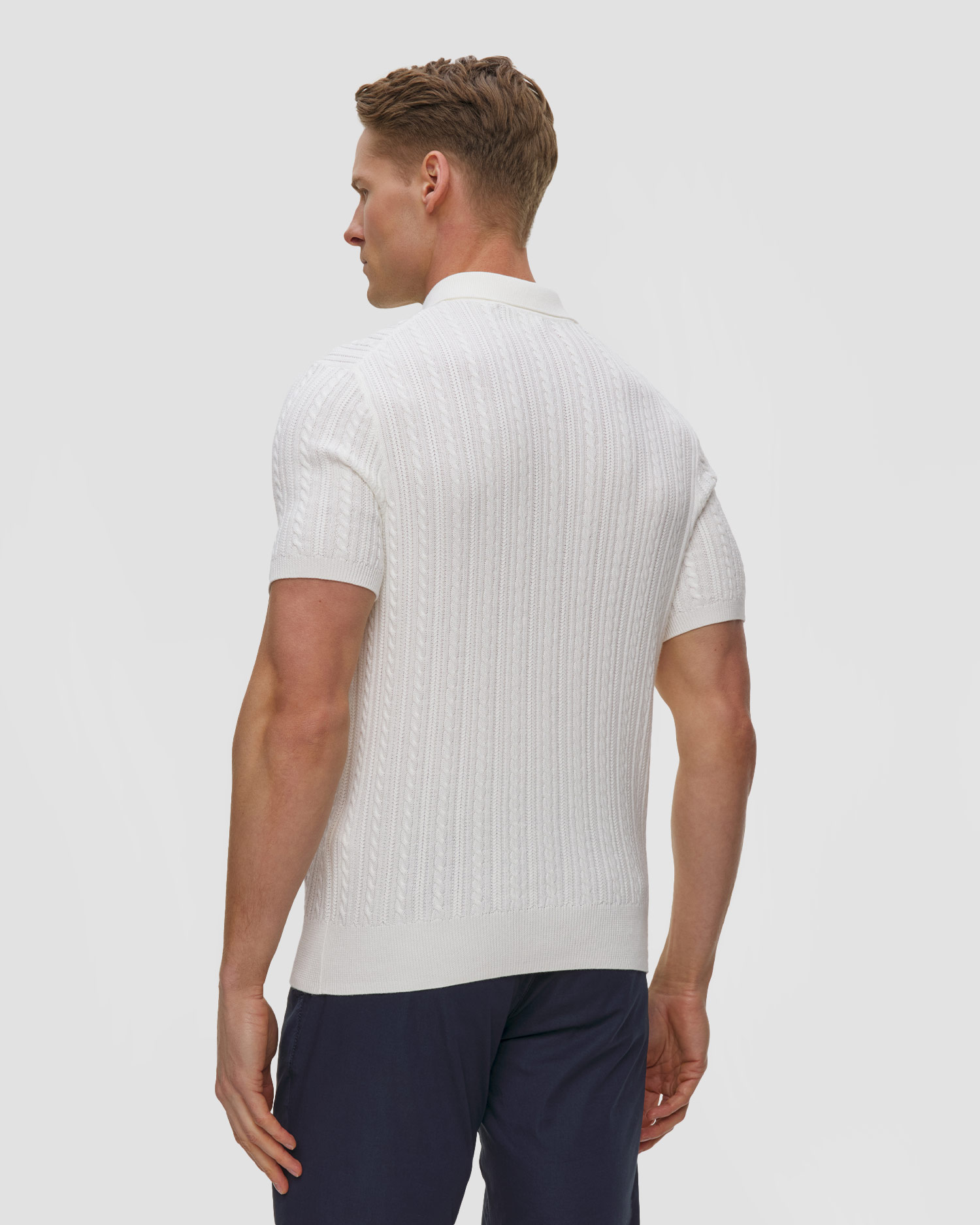 Pánsky biely sveter Polo Ralph Lauren