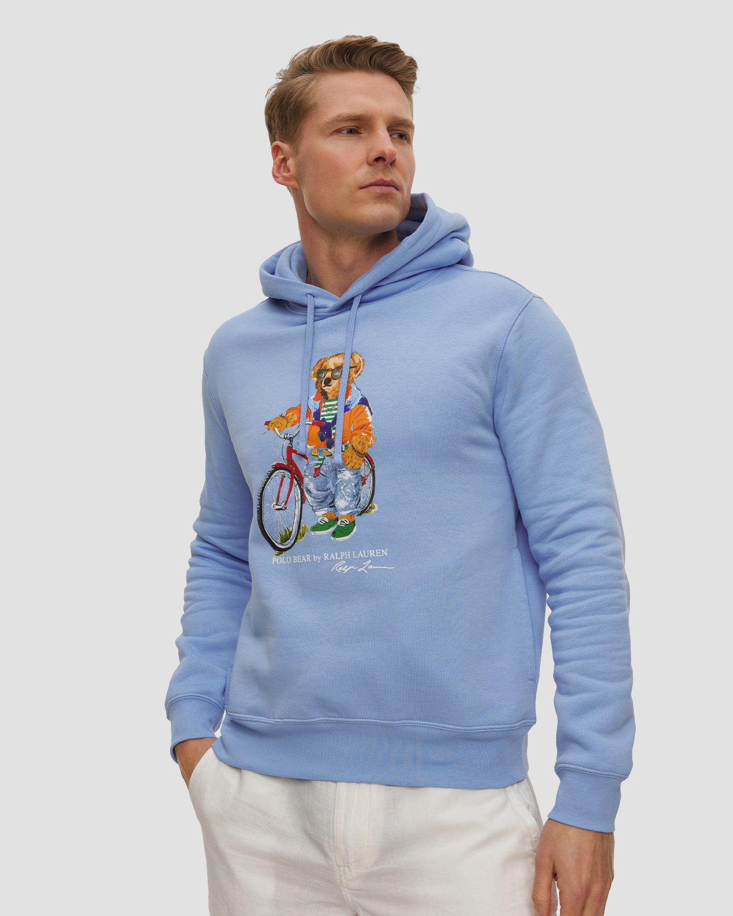 Niebieska bluza męska Polo Ralph Lauren