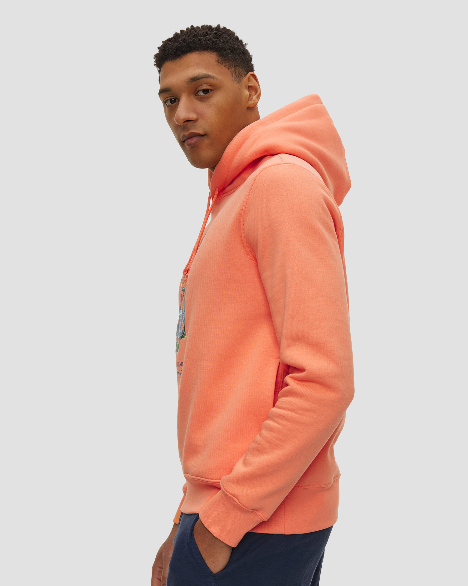 Sweat-shirt orange pour hommes Polo Ralph Lauren 