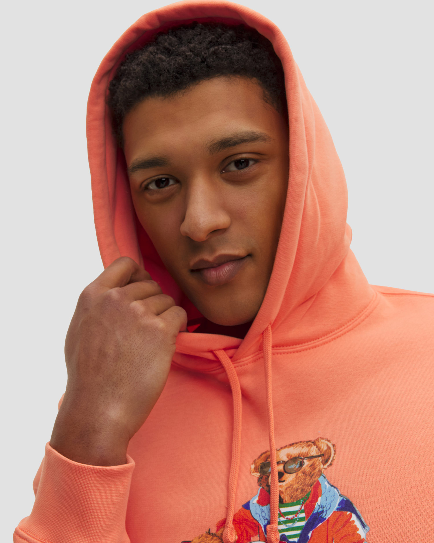 Sweat-shirt orange pour hommes Polo Ralph Lauren 