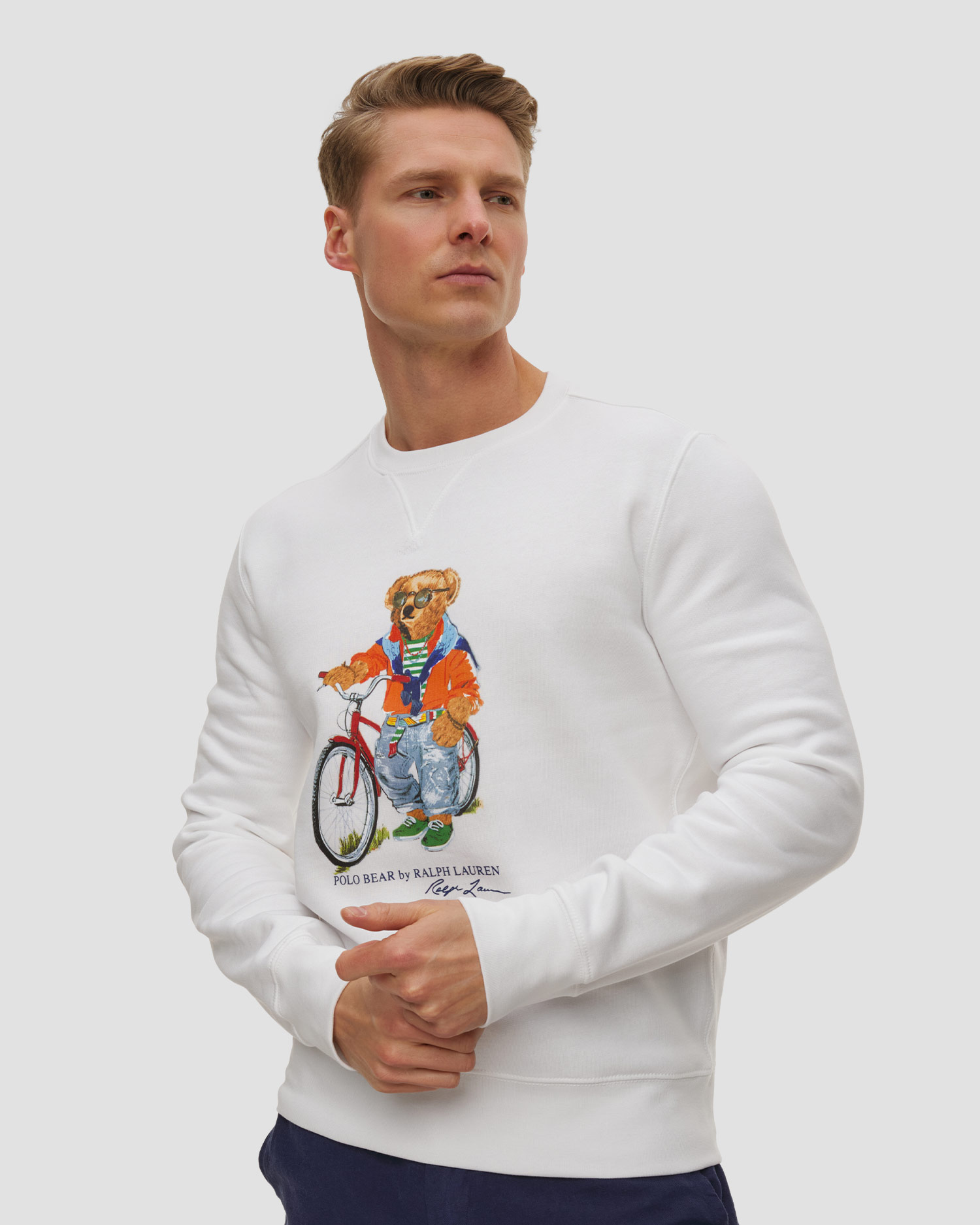 Biała bluza męska Polo Ralph Lauren