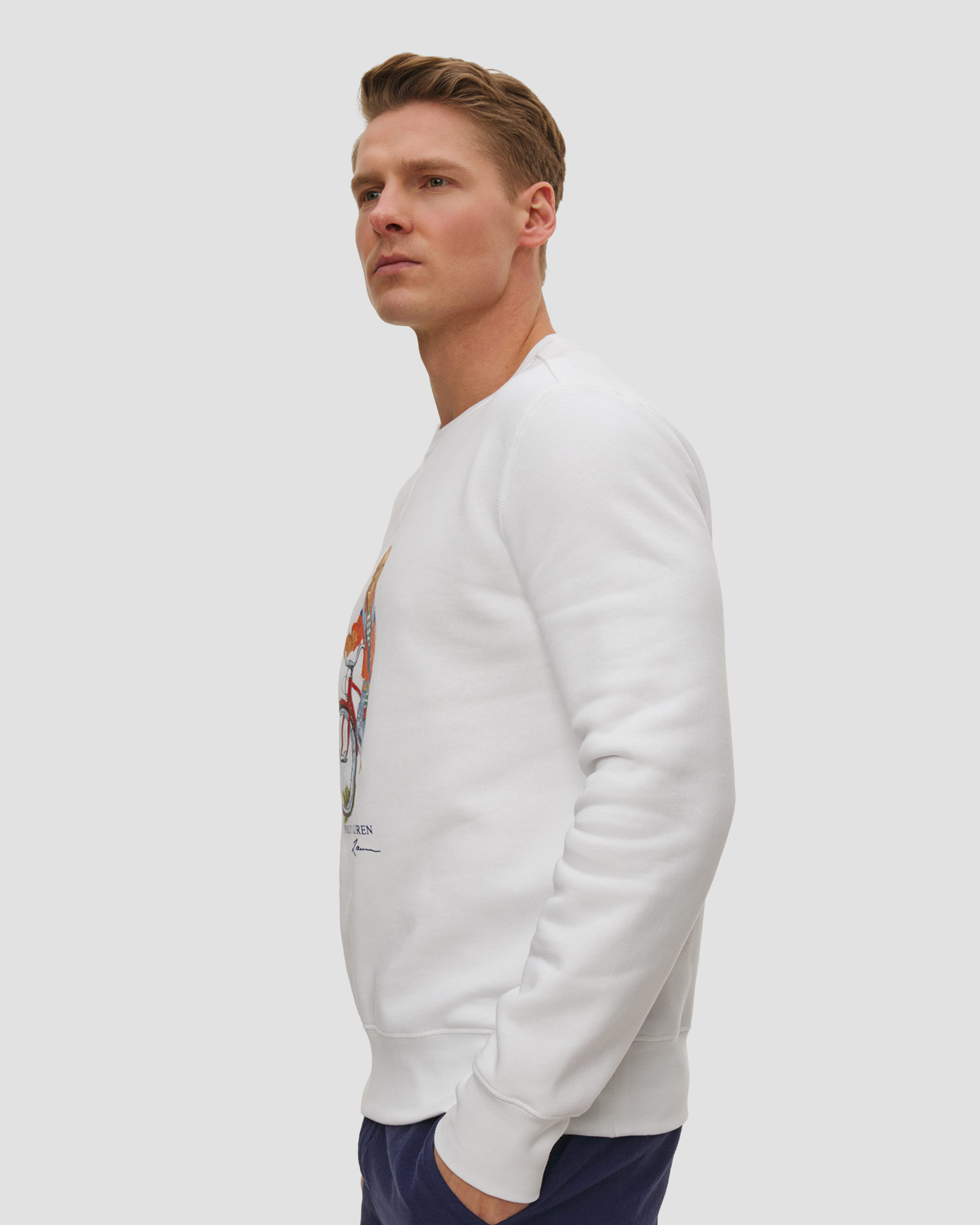 Biała bluza męska Polo Ralph Lauren