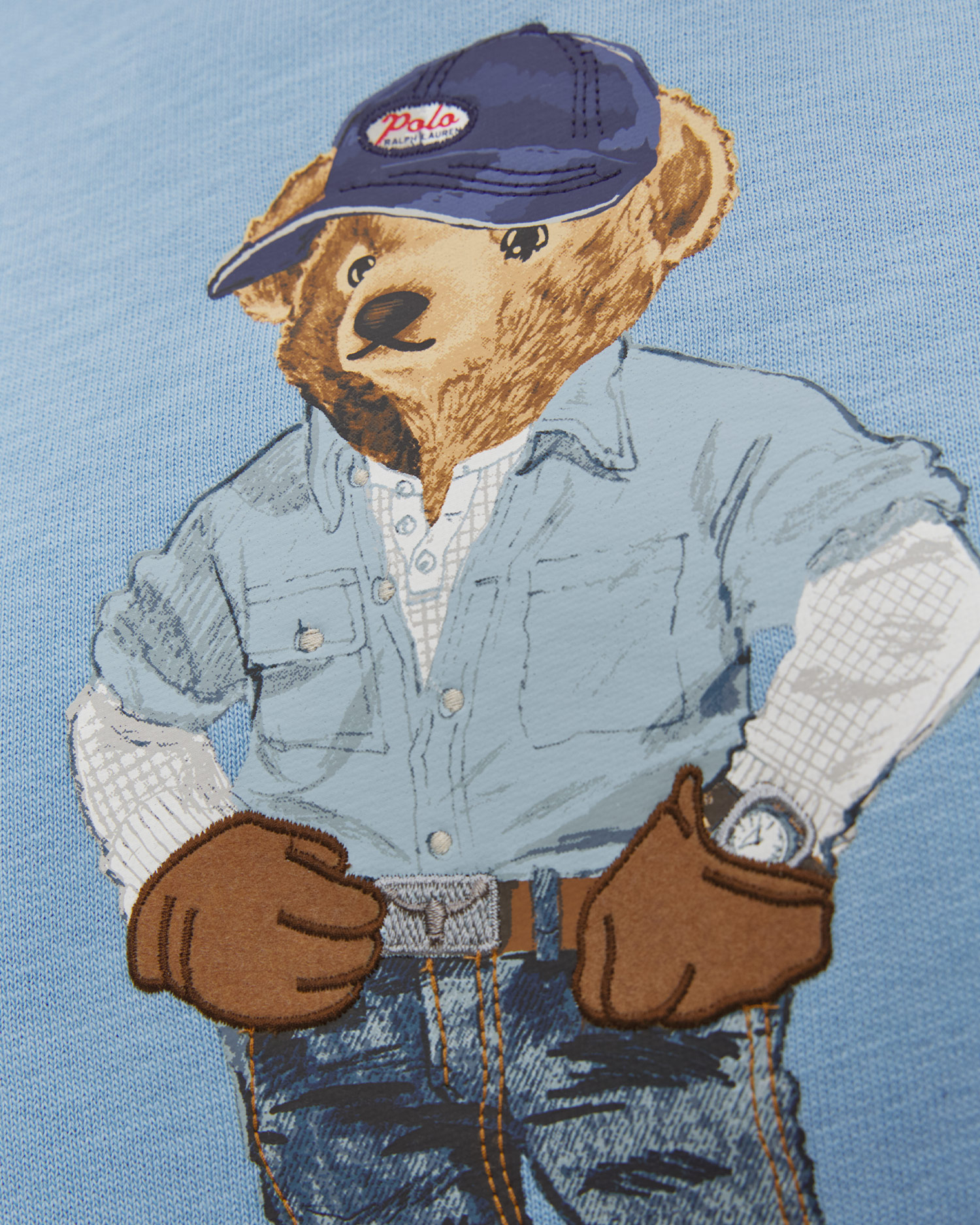 Niebieska bluza z kapturem męska Polo Ralph Lauren