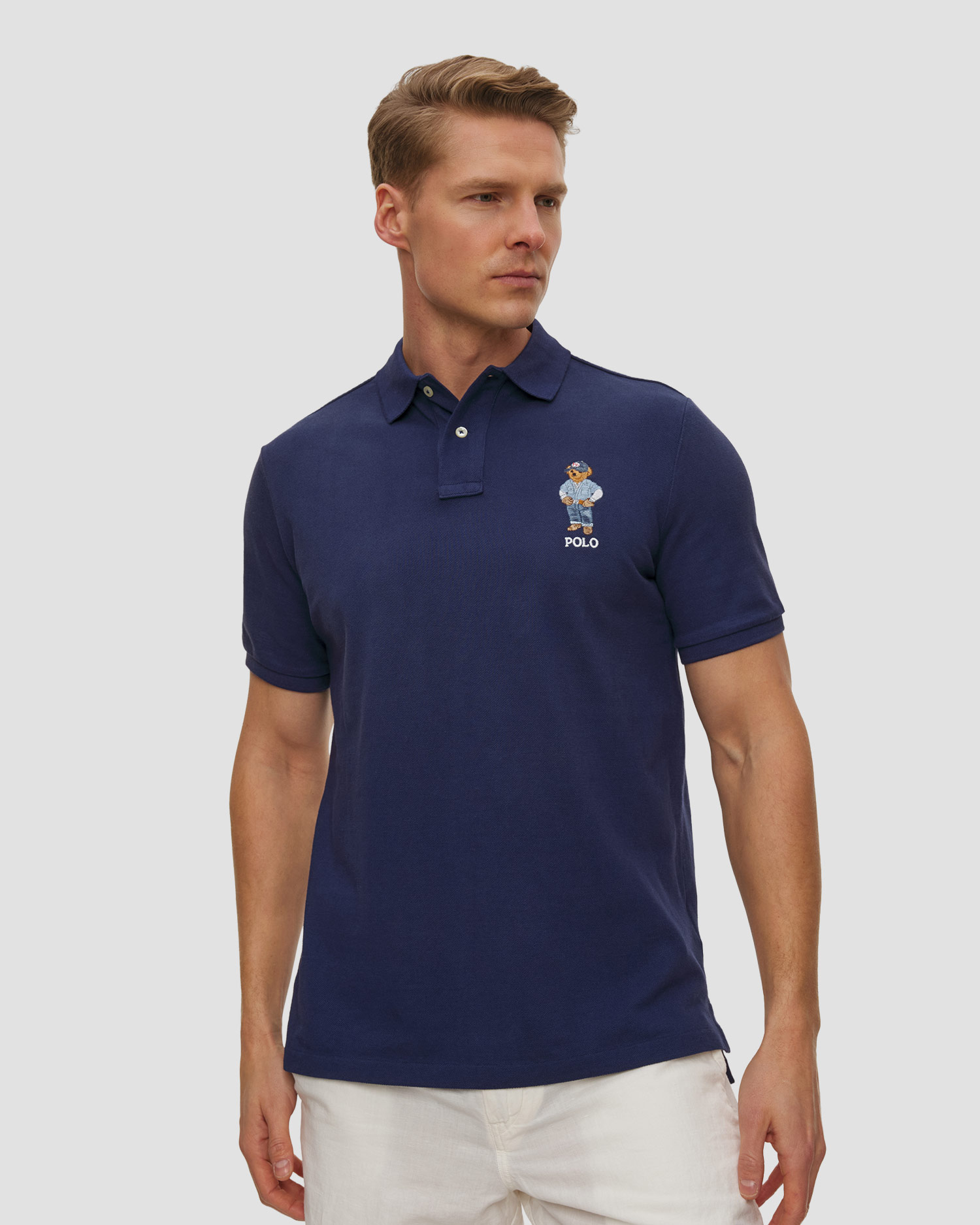 Polo bleu marine pour hommes Polo Ralph Lauren