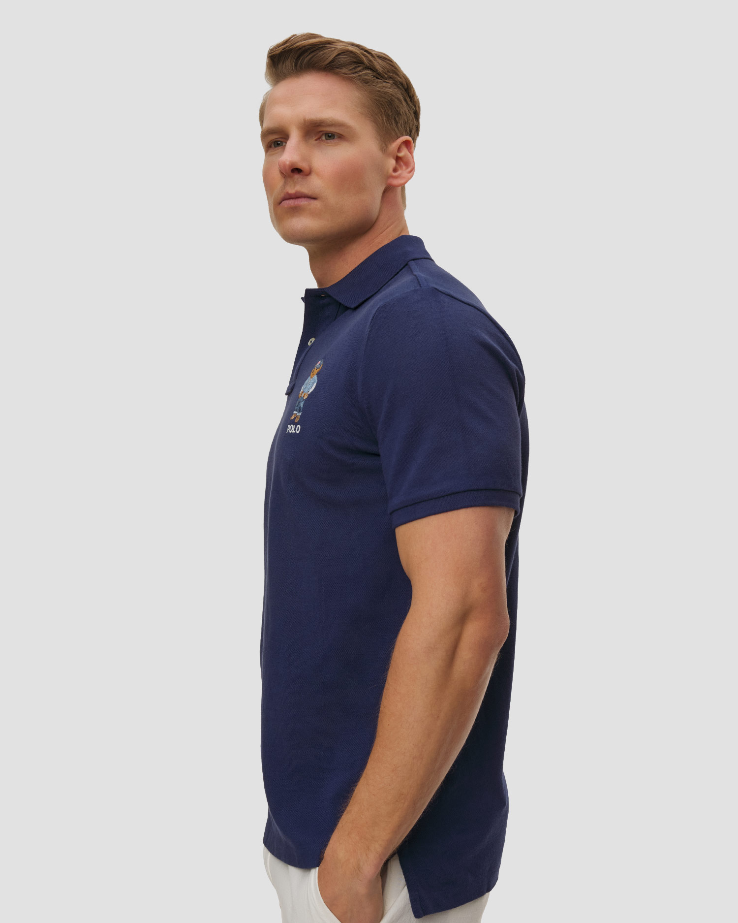 Polo bleu marine pour hommes Polo Ralph Lauren