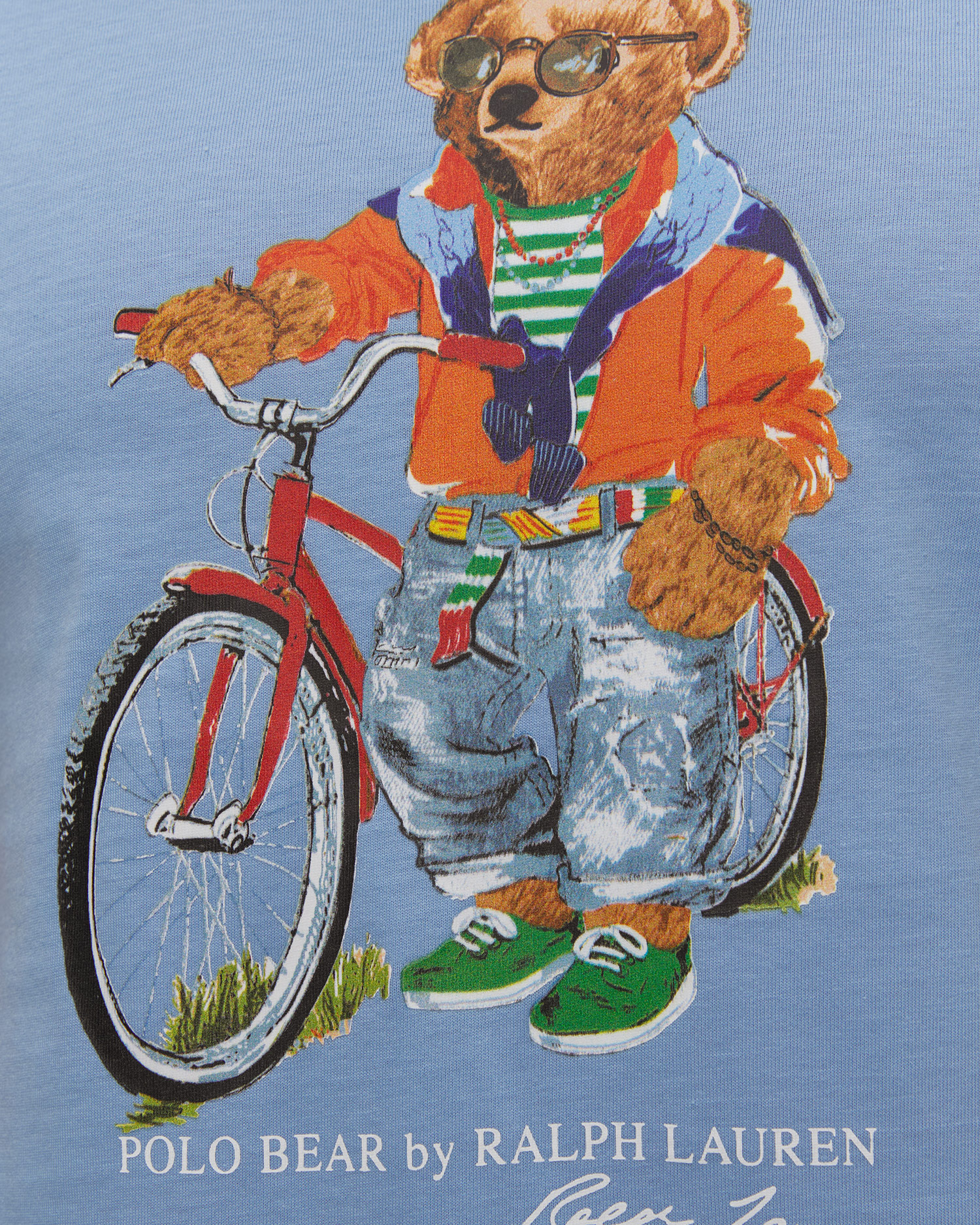 T-shirt bleu pour hommes Polo Ralph Lauren
