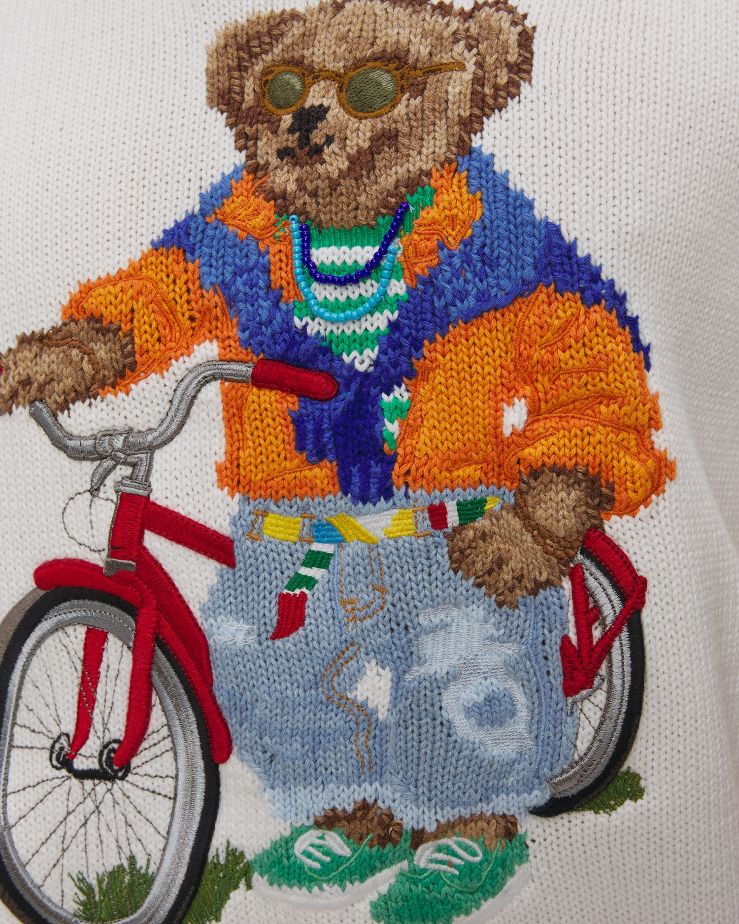 Biały sweter męski Polo Ralph Lauren