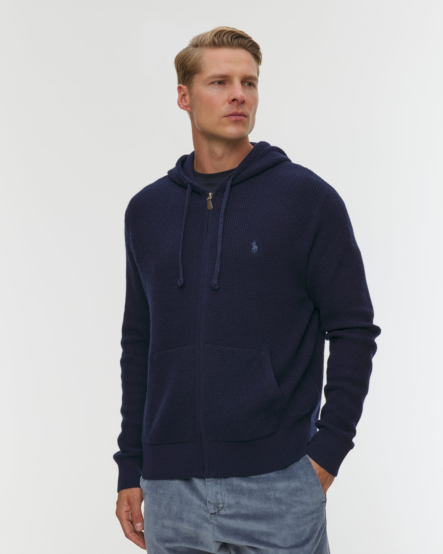 Tmavě modrý pánský svetr Polo Ralph Lauren