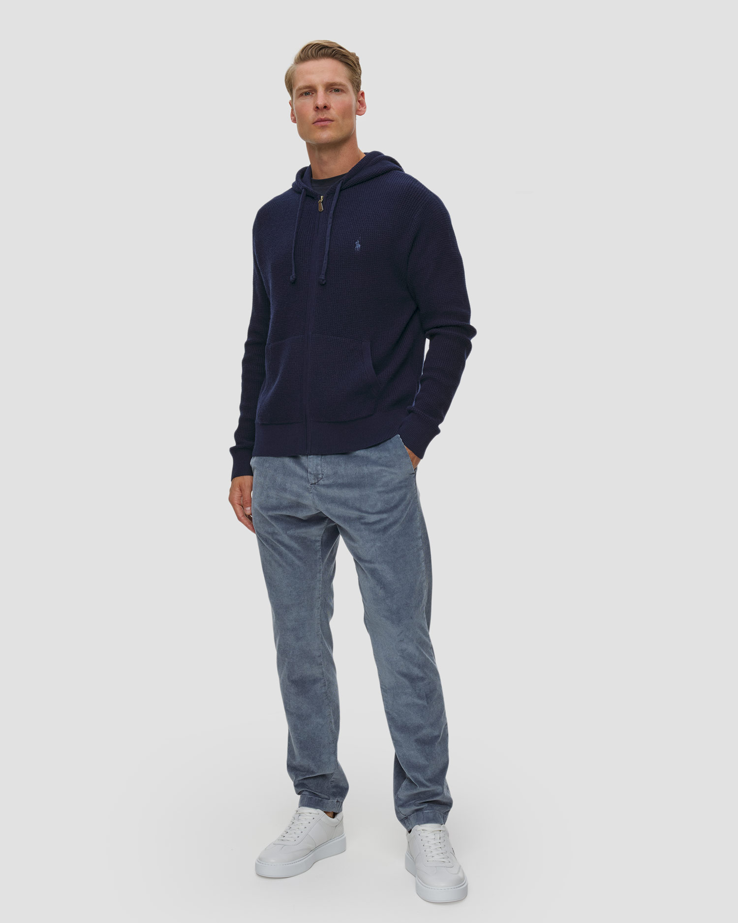 Tmavě modrý pánský svetr Polo Ralph Lauren
