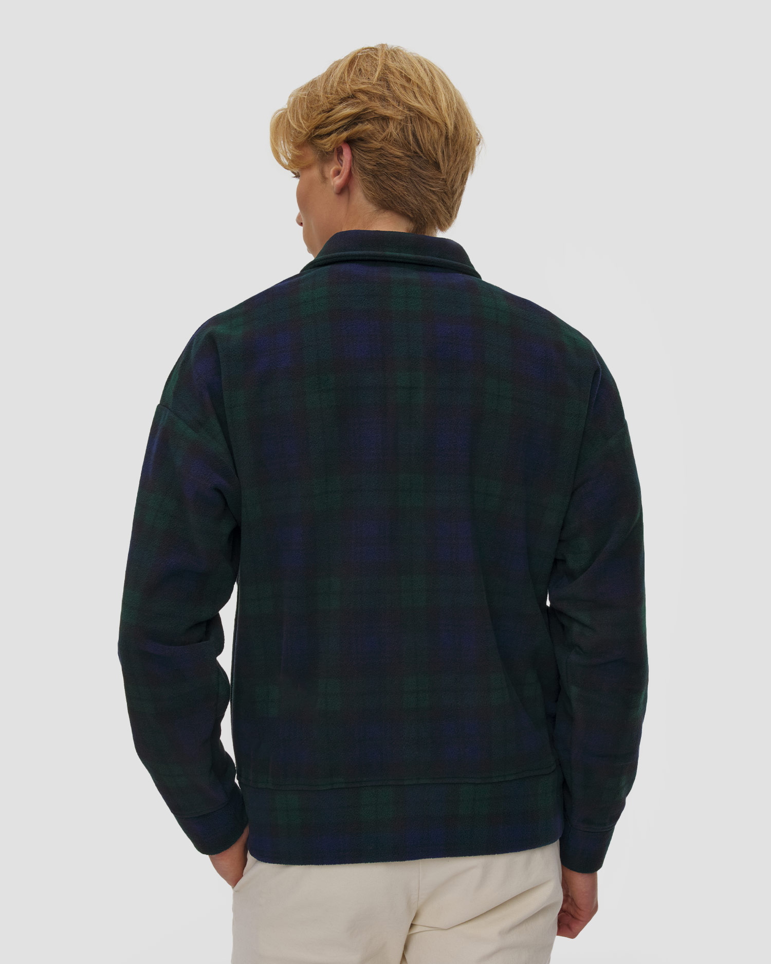 Felpa polo a quadri da uomo con motivo Polo Bear Polo Ralph Lauren