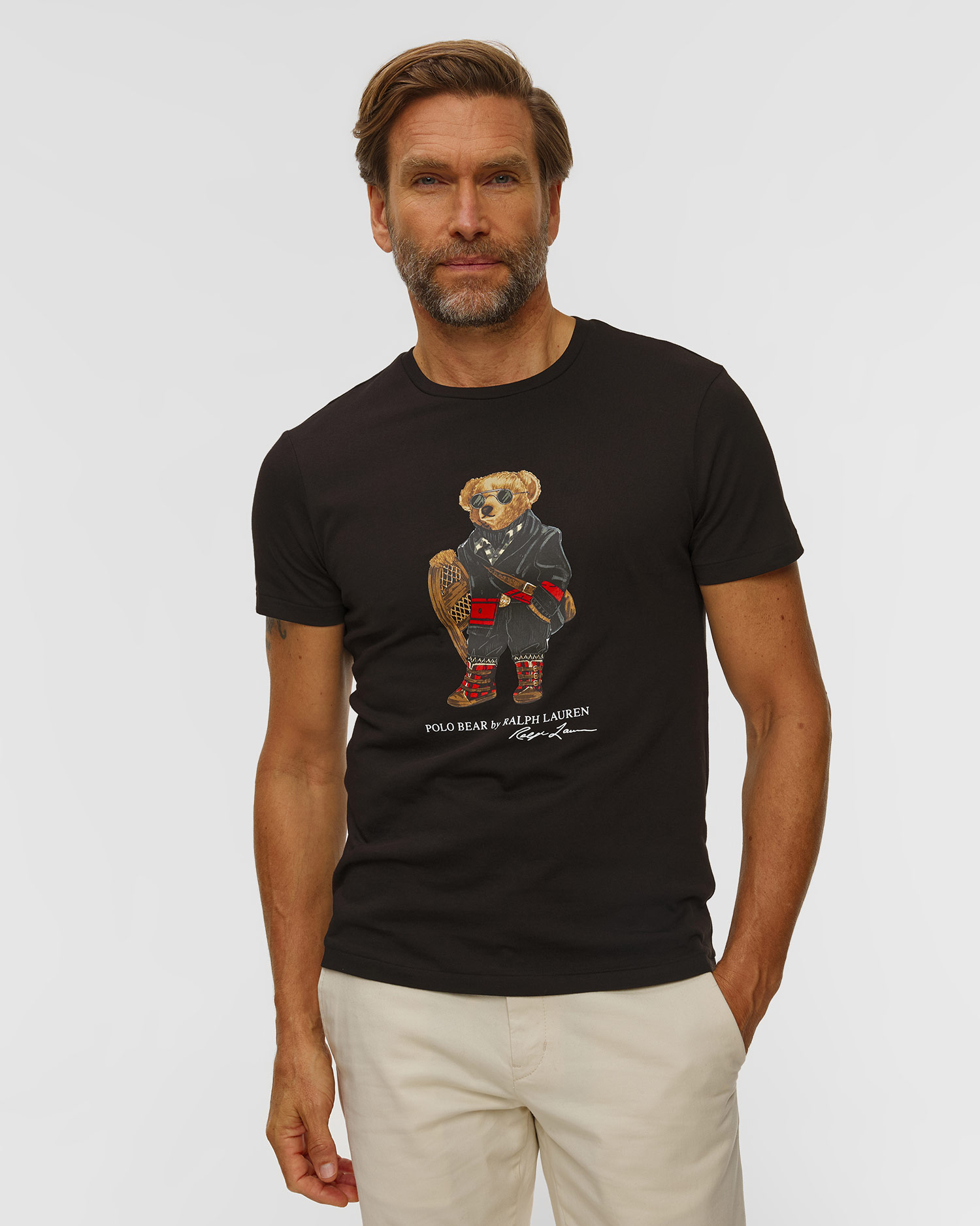 Polo Ralph Lauren Herren-T-Shirt in Schwarz