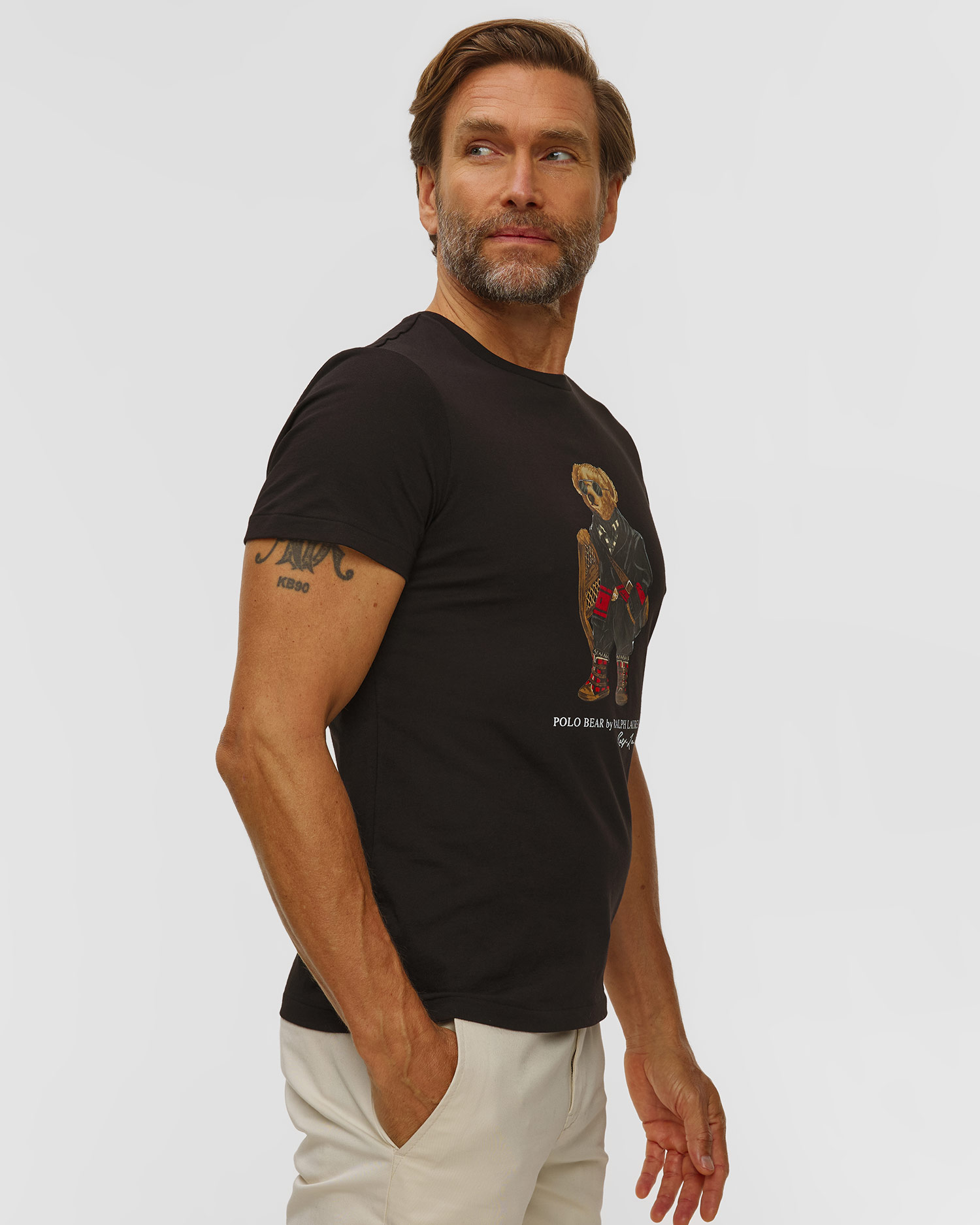 Polo Ralph Lauren Herren-T-Shirt in Schwarz