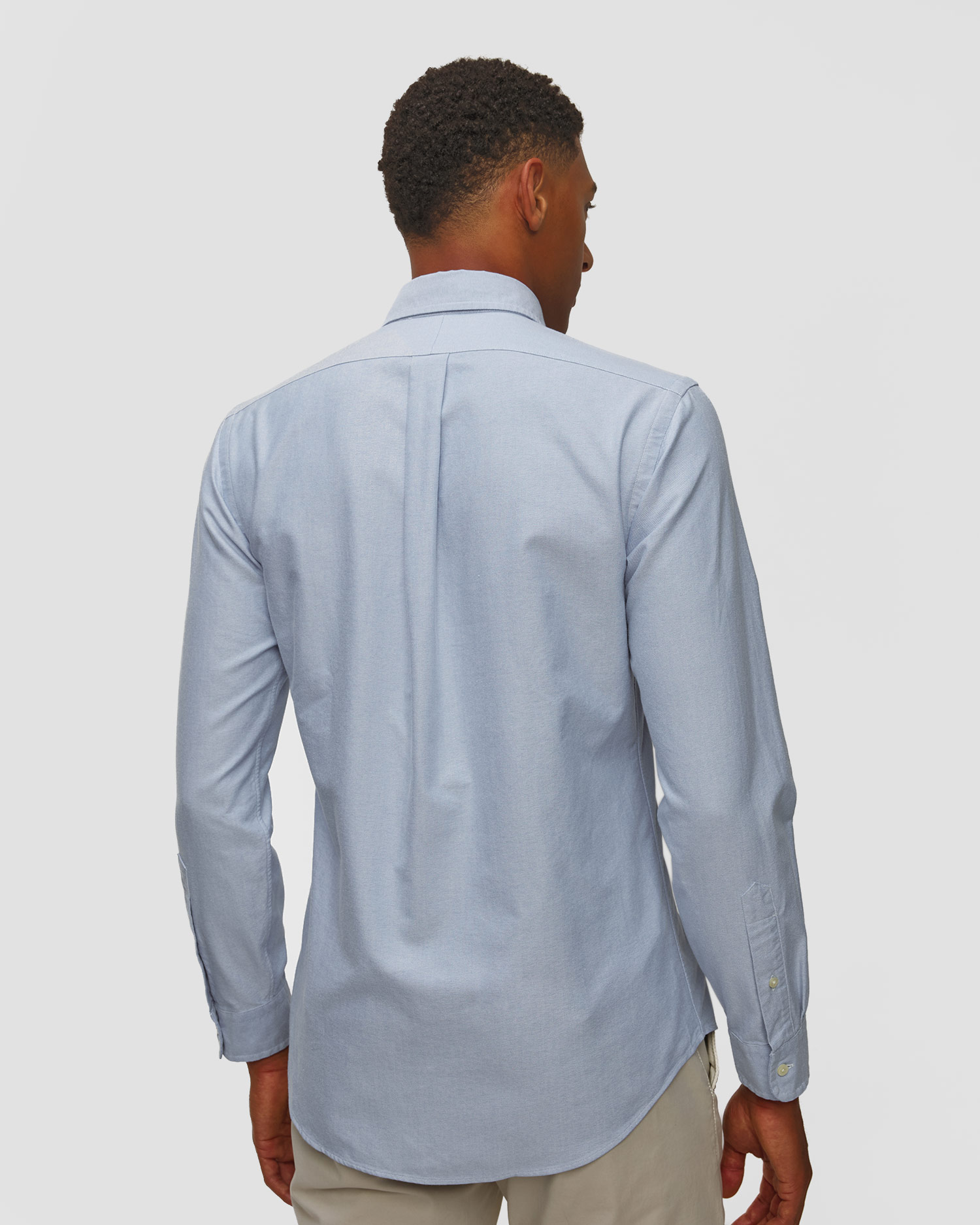 Chemise bleue pour hommes Ralph Lauren Classic Oxford