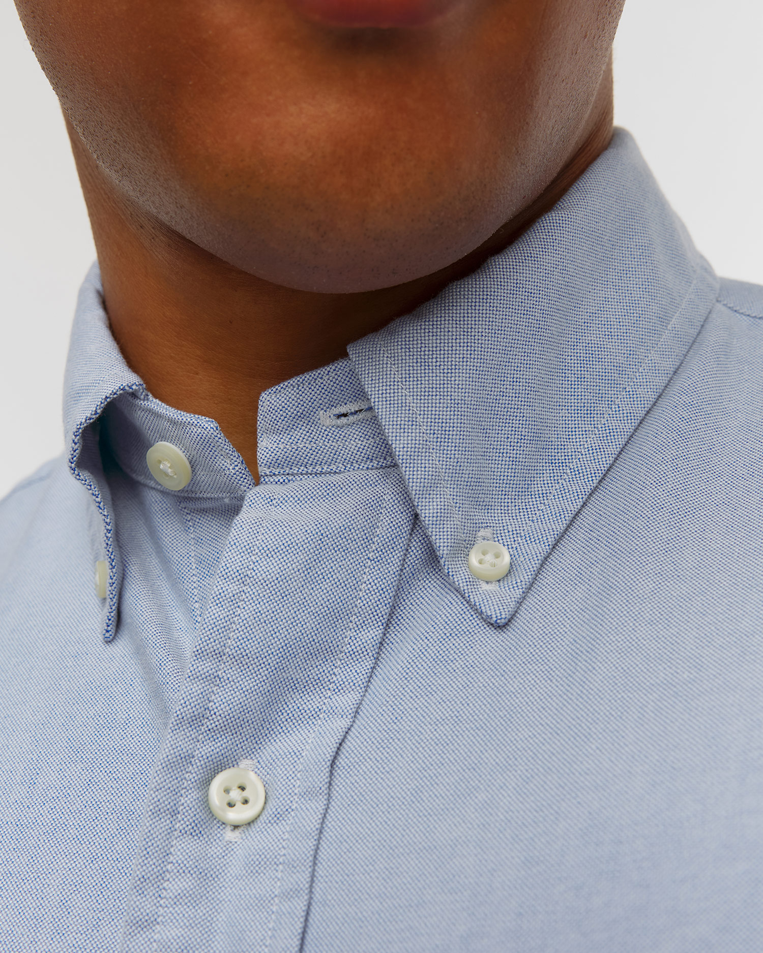 Chemise bleue pour hommes Ralph Lauren Classic Oxford