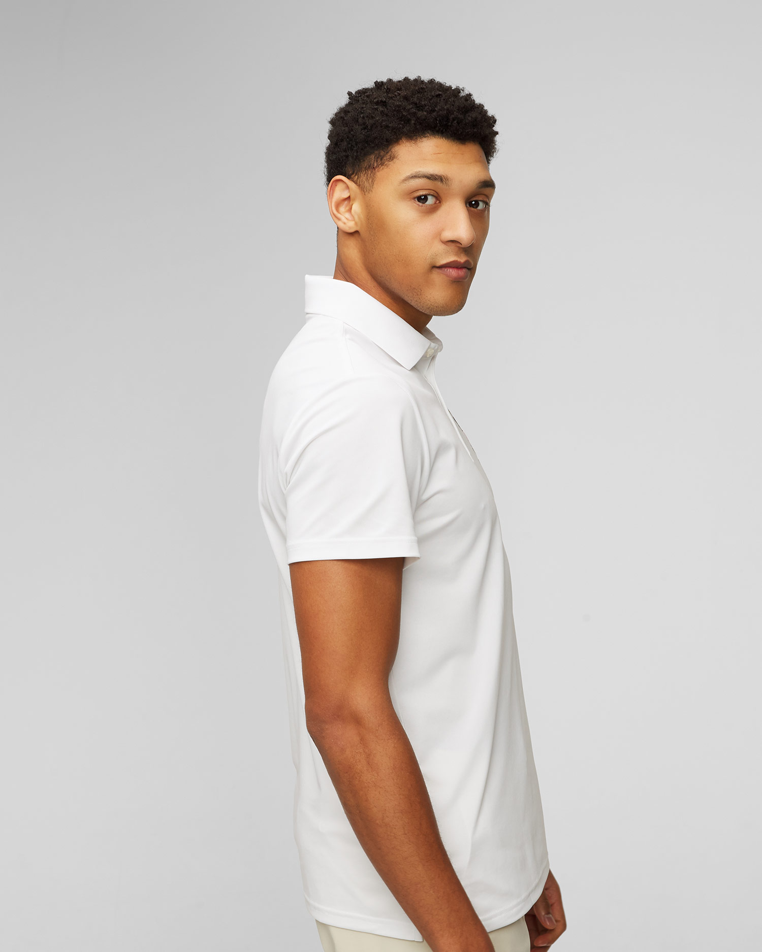 Polo blanc pour hommes Ralph Lauren RLX Golf 