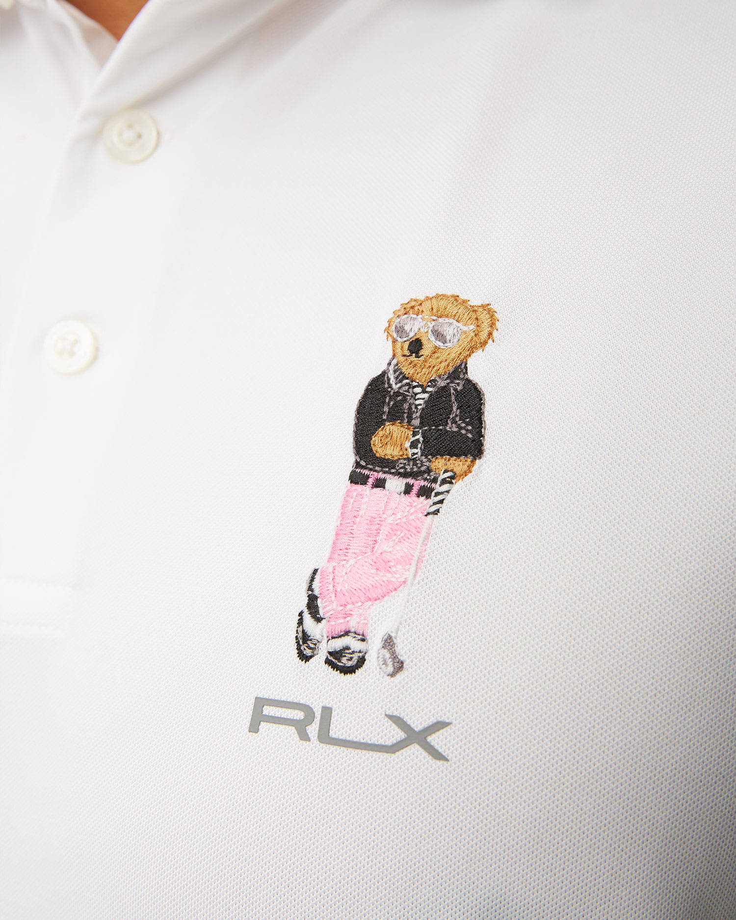 Polo blanc pour hommes Ralph Lauren RLX Golf 