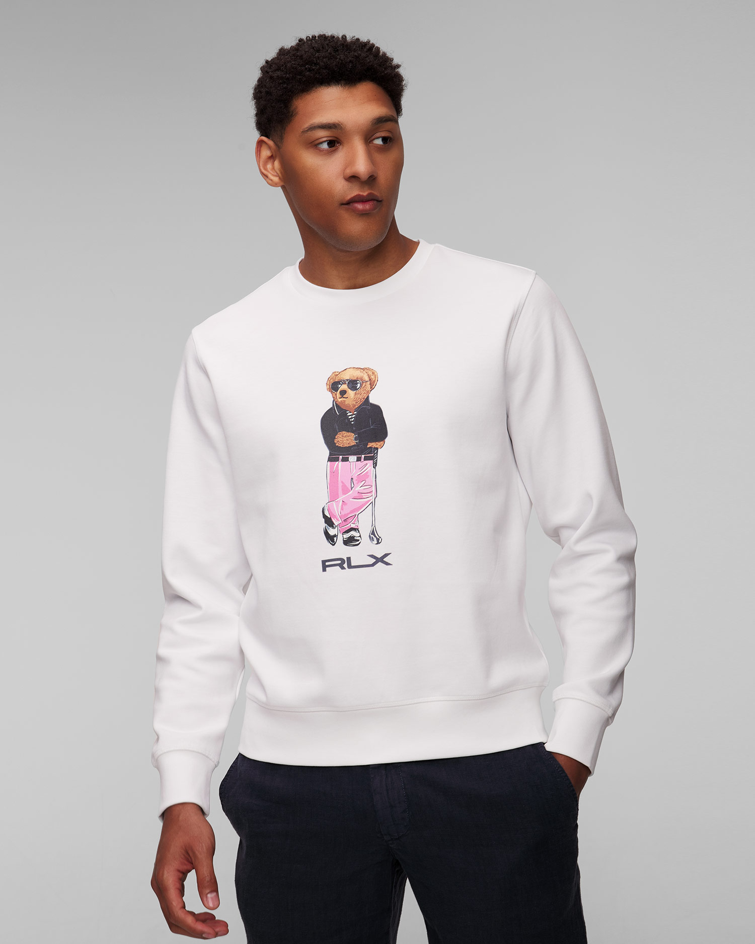 Felpa ralph lauren bianca store