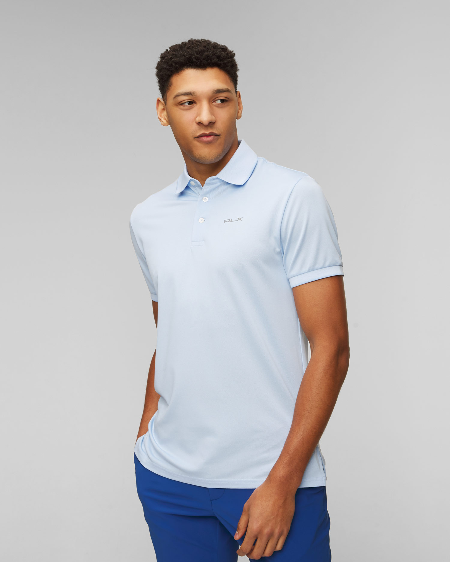 Men's blue polo Ralph Lauren RLX Golf