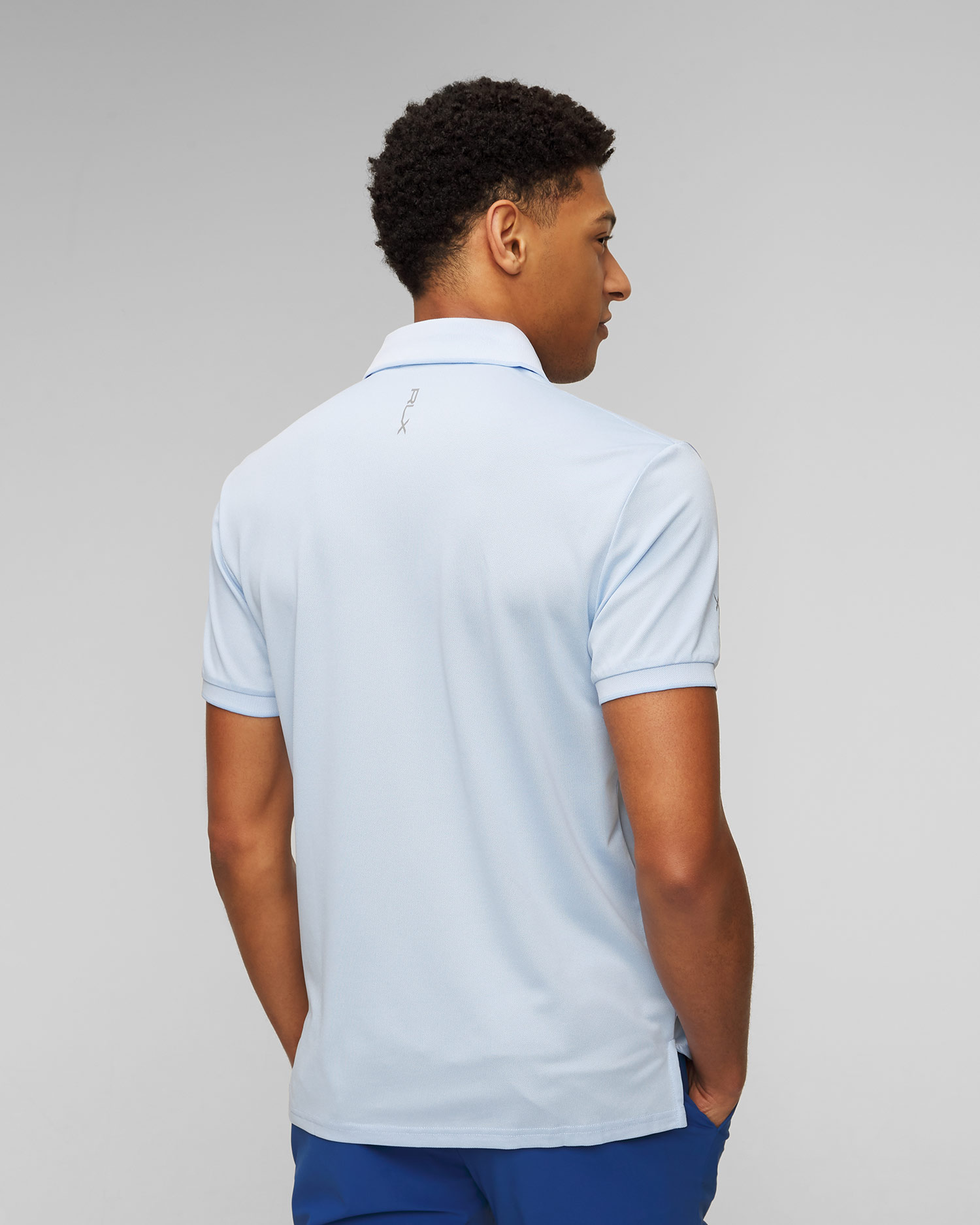 Polo bleu pour hommes Ralph Lauren RLX Golf