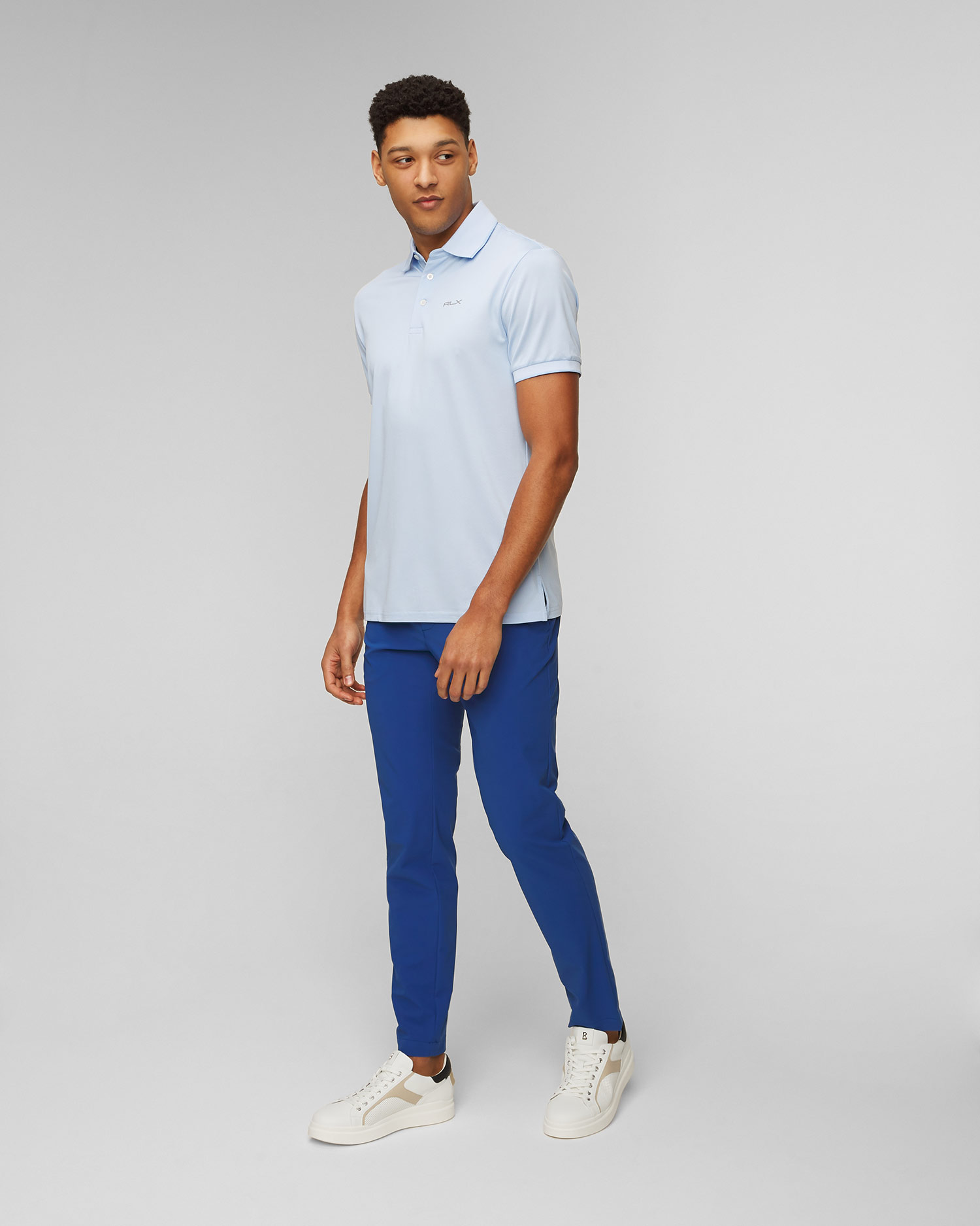 Polo bleu pour hommes Ralph Lauren RLX Golf