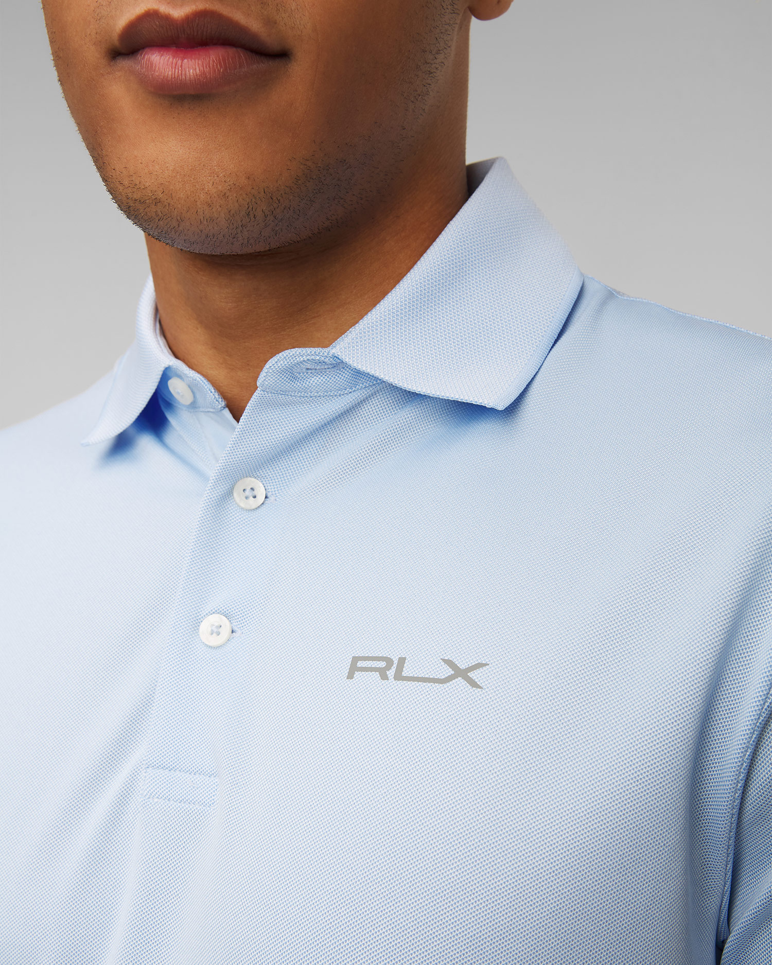 Polo bleu pour hommes Ralph Lauren RLX Golf