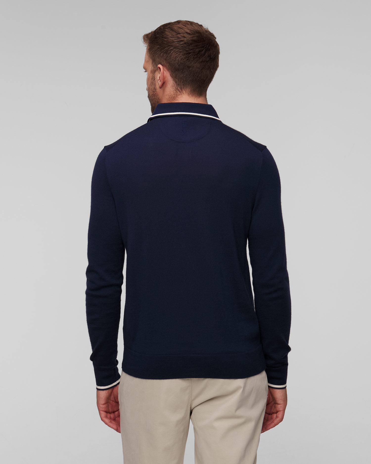 Pull en laine bleu marine pour hommes Ralph Lauren RLX Golf