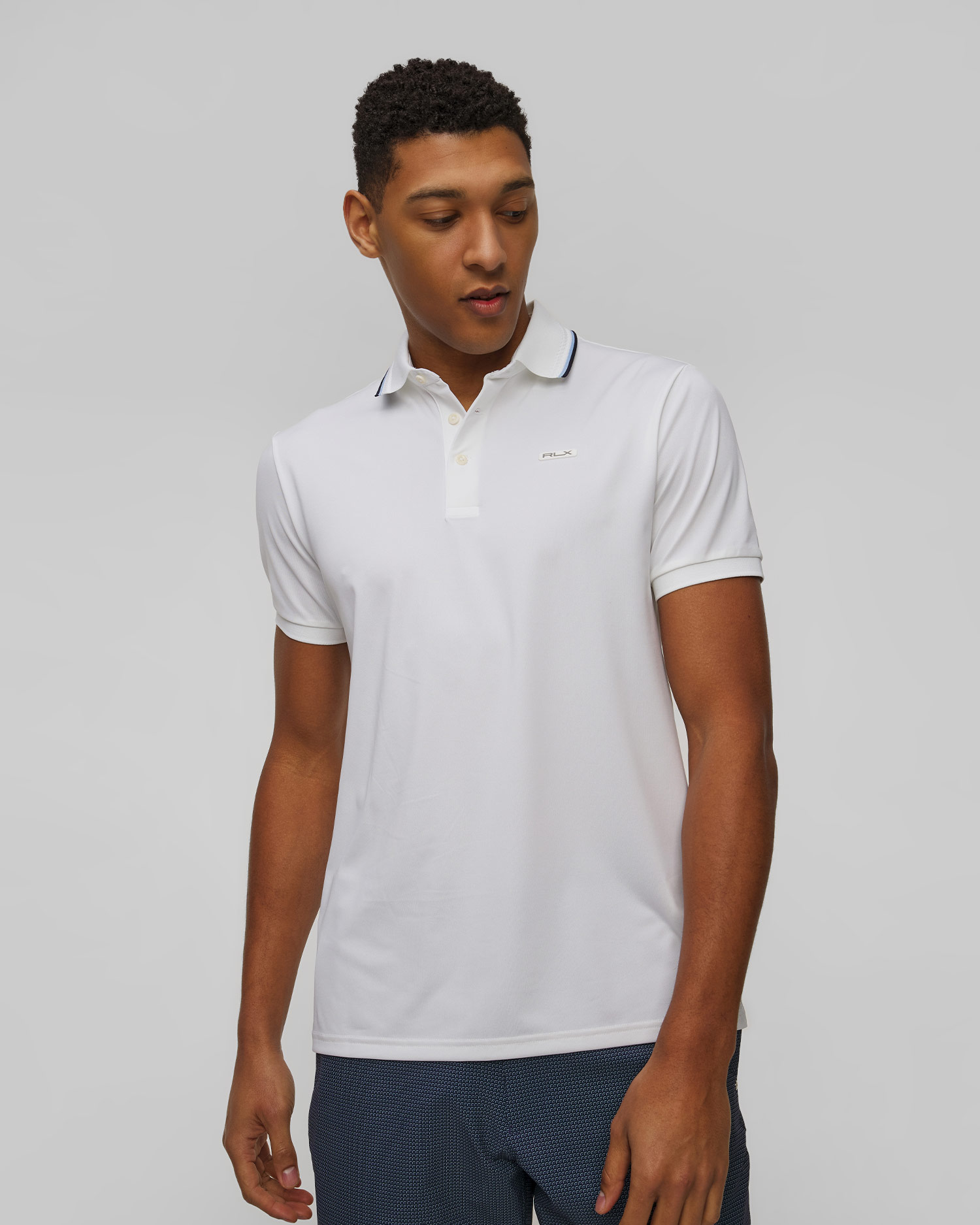 Pánska biela polokošeľa Ralph Lauren RLX Golf
