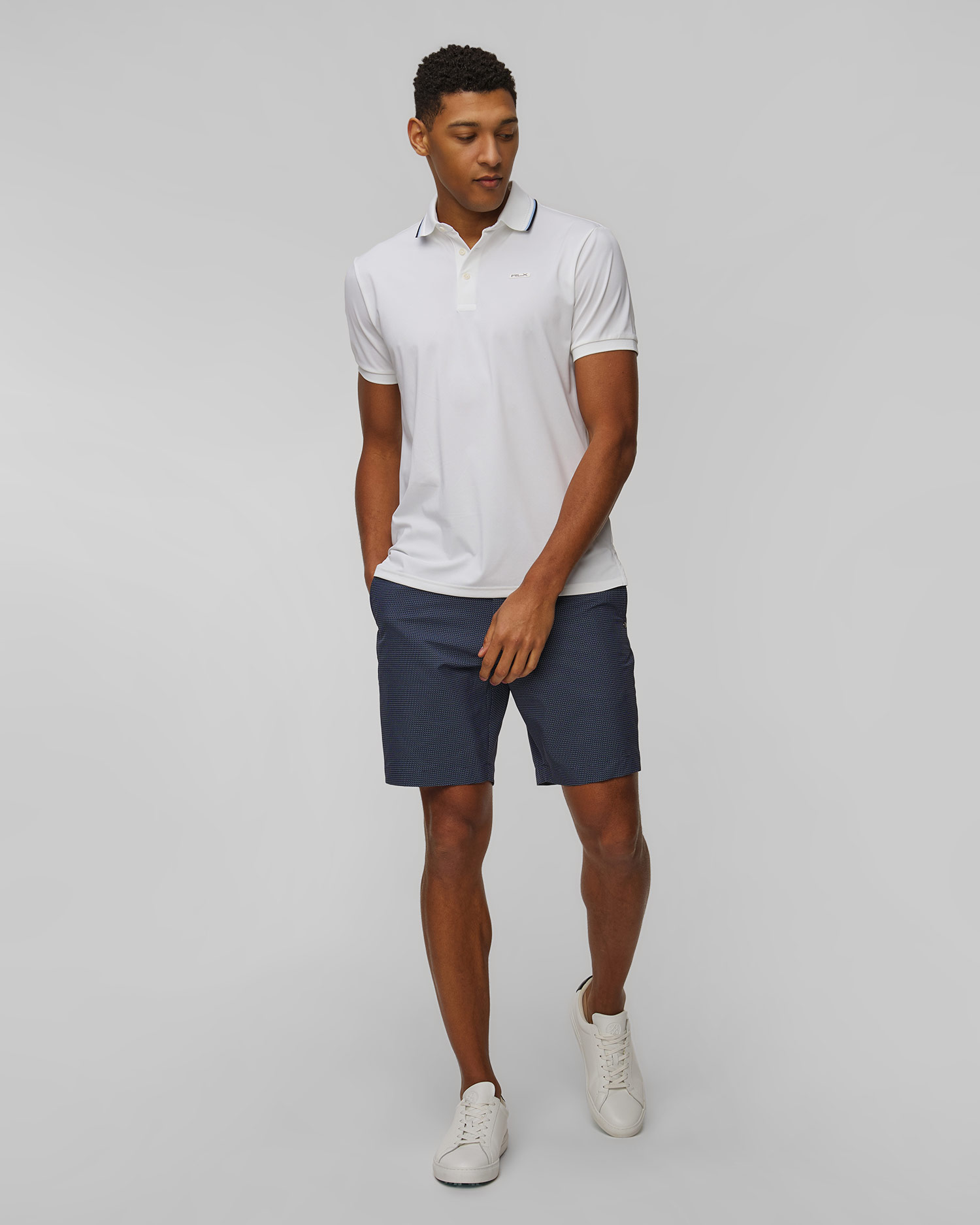 Pánska biela polokošeľa Ralph Lauren RLX Golf
