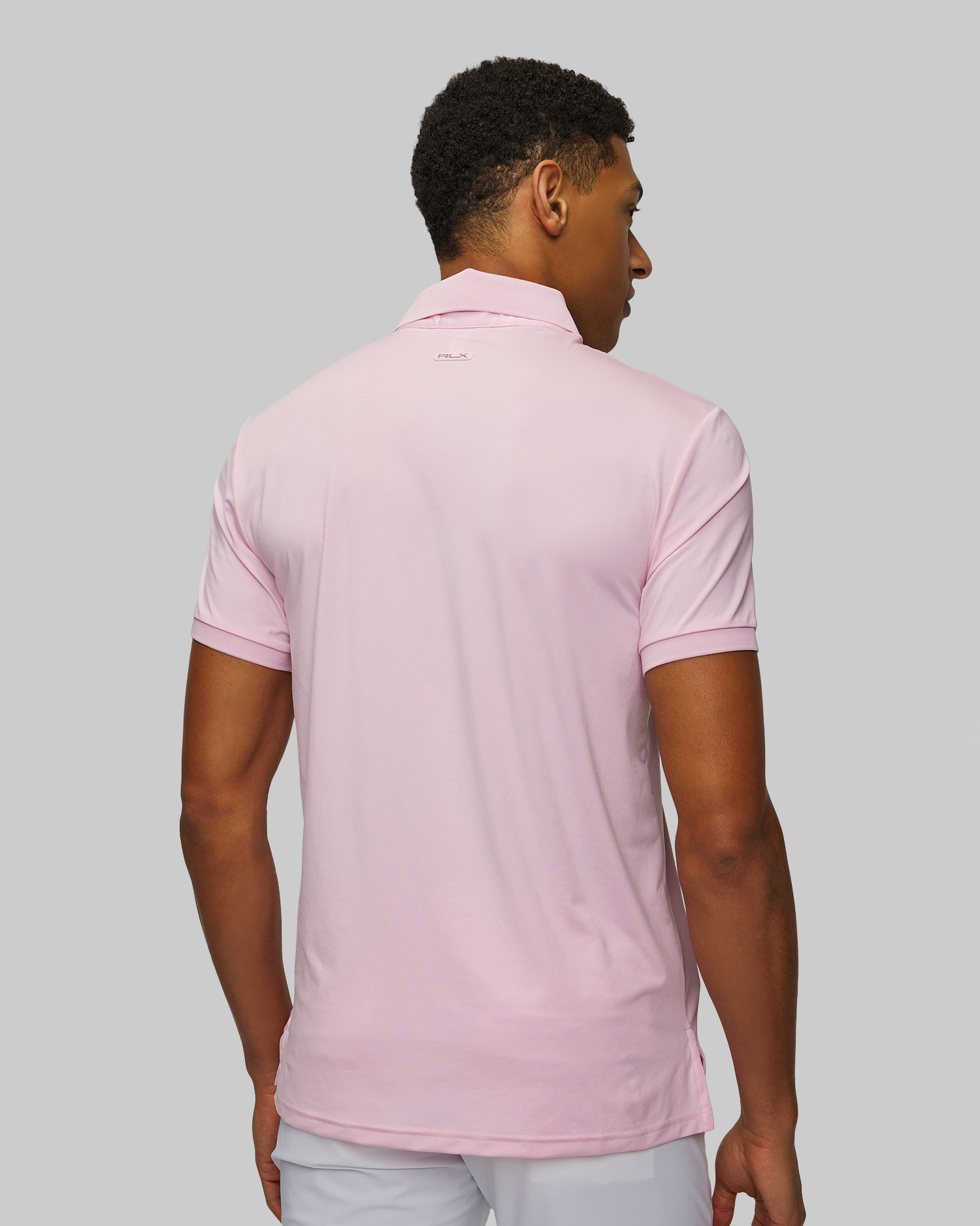Men’s pink polo Ralph Lauren RLX Golf