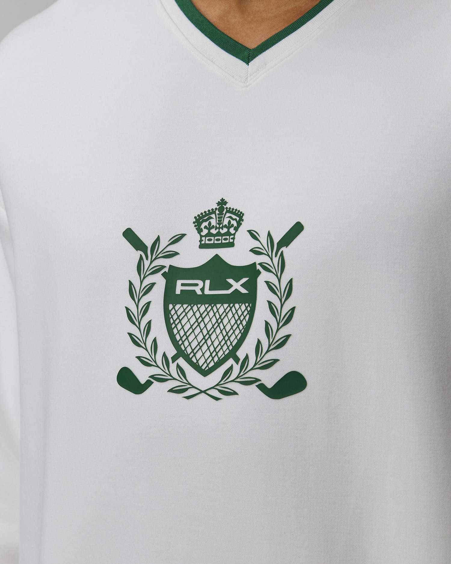 Bluză albă pentru bărbați Ralph Lauren RLX Golf