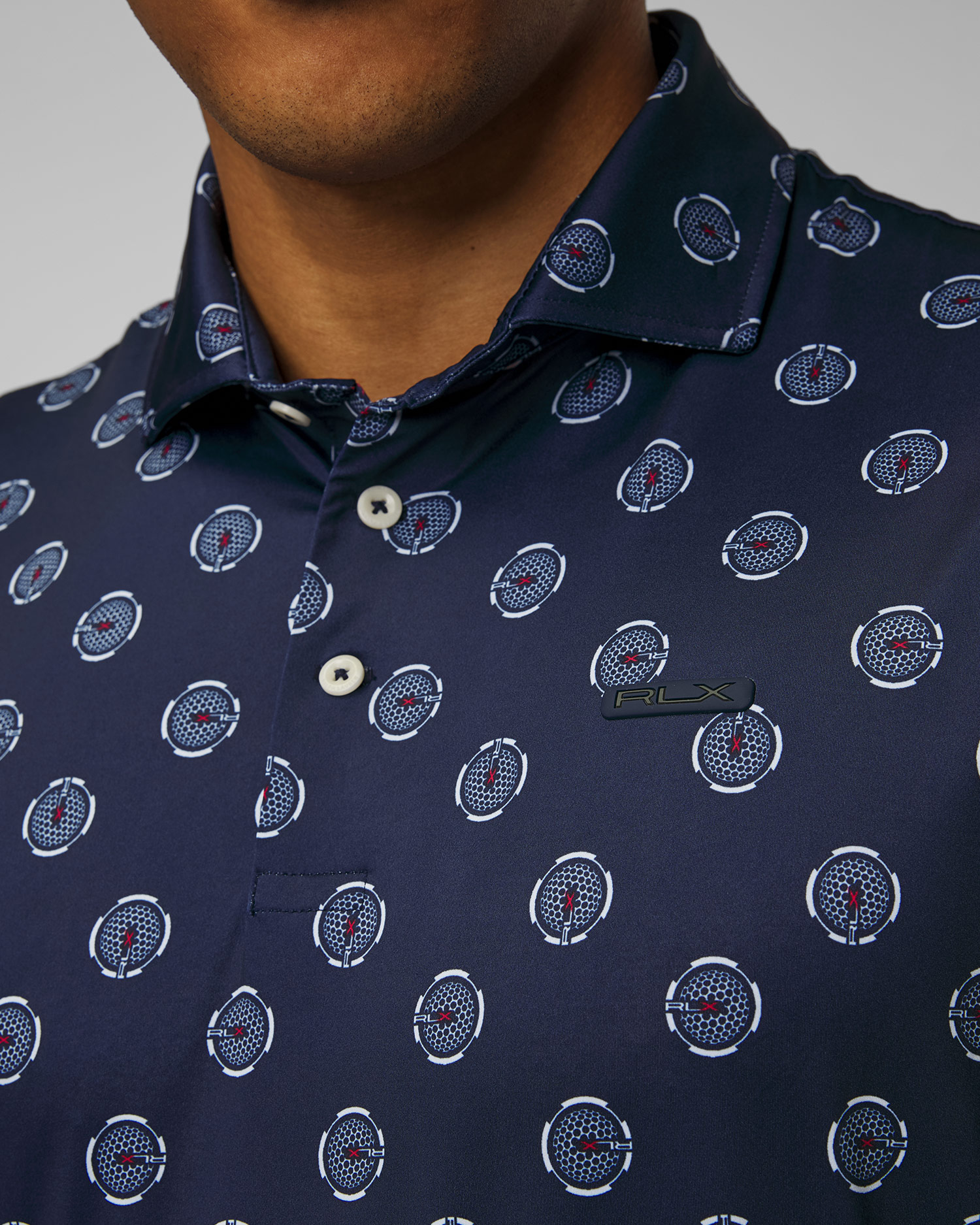 Men’s navy blue polo Ralph Lauren RLX Golf