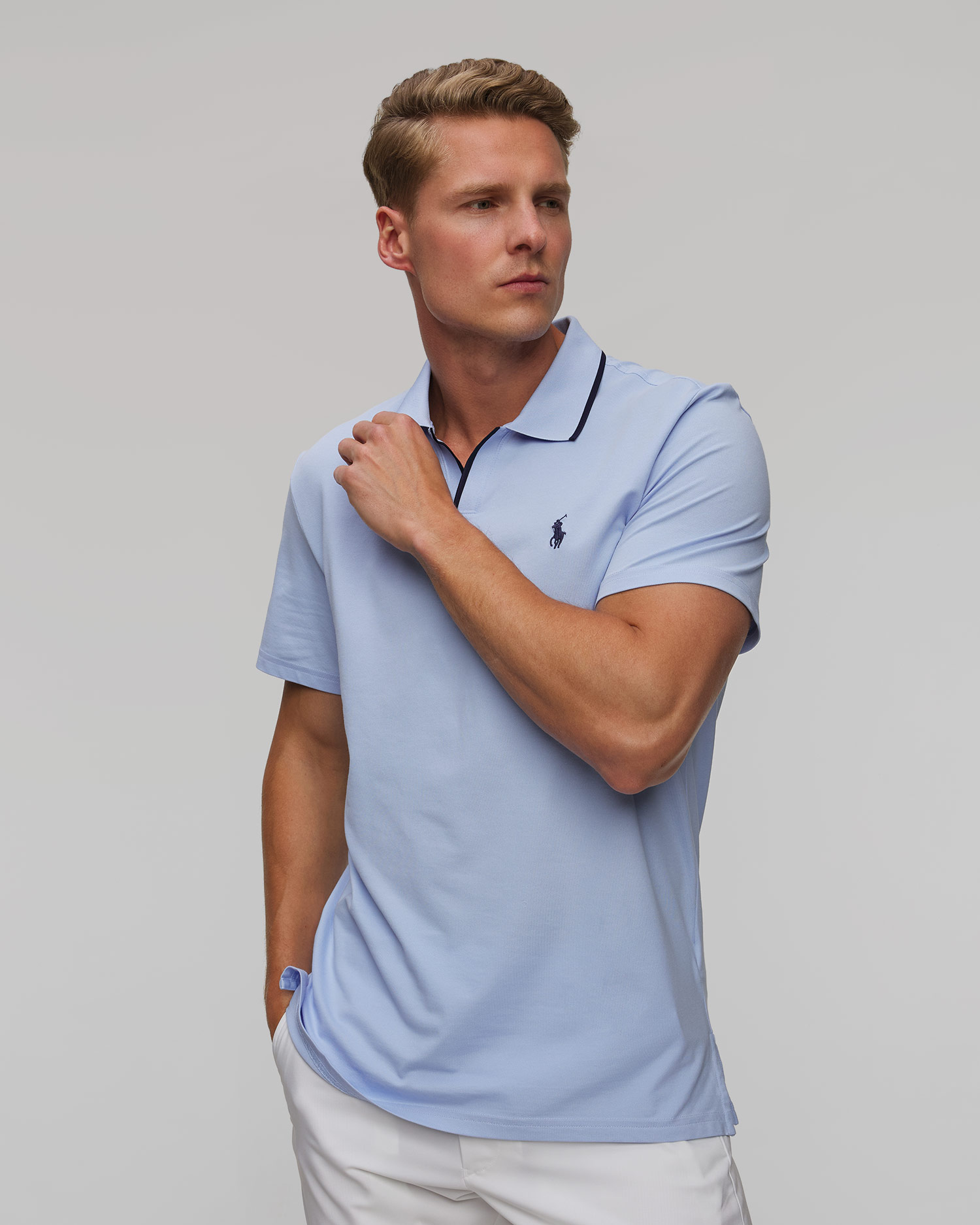 Men's dark blue polo shirt Ralph Lauren RLX Golf