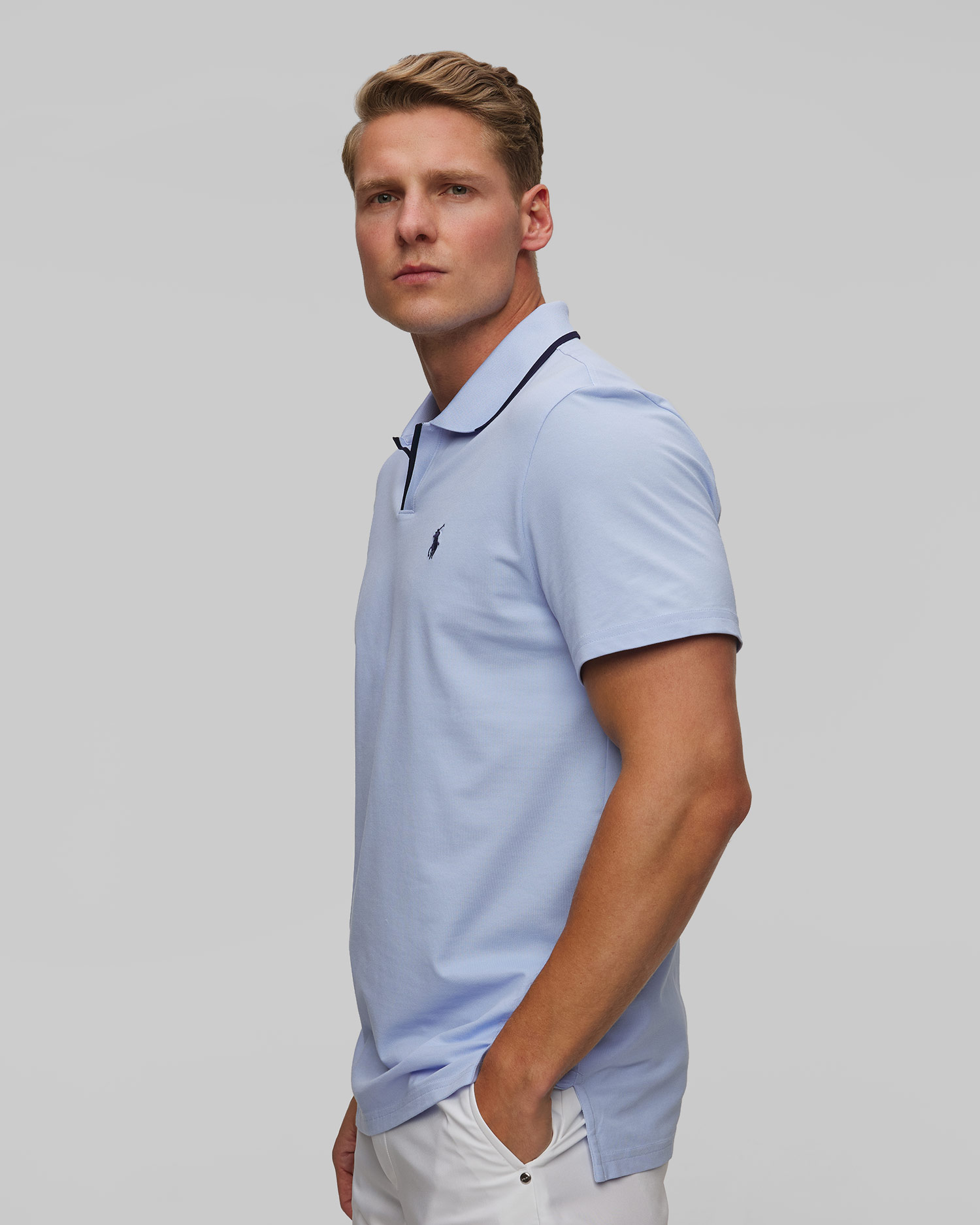 Men's dark blue polo shirt Ralph Lauren RLX Golf