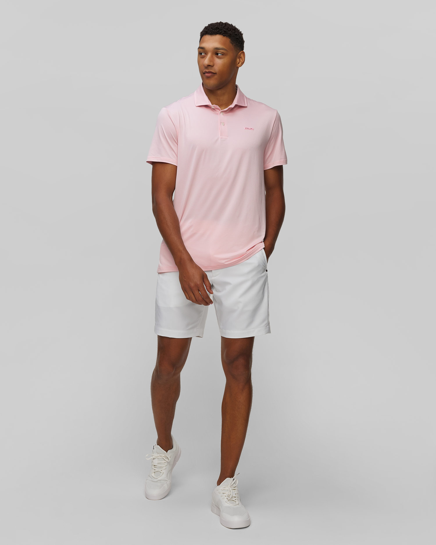 Pánské růžové polo Ralph Lauren RLX Golf