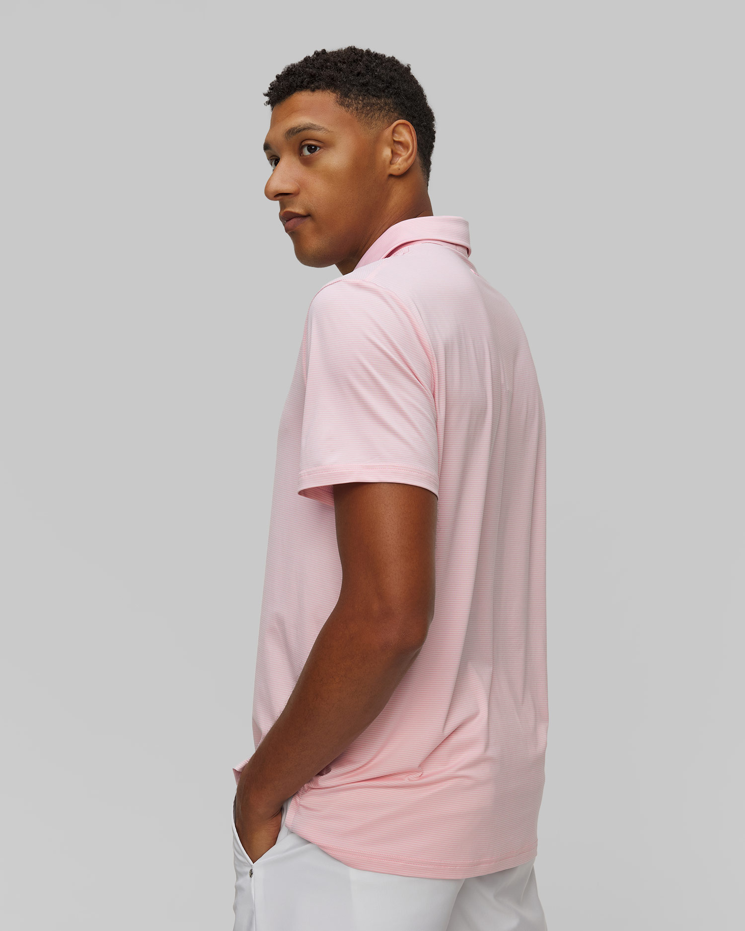 Polo roz pentru bărbați Ralph Lauren RLX Golf